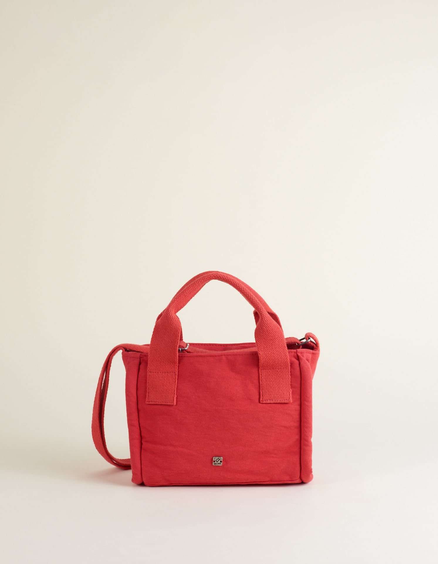 Bolsa Pequena Lona - Vermelho Vermelho 1