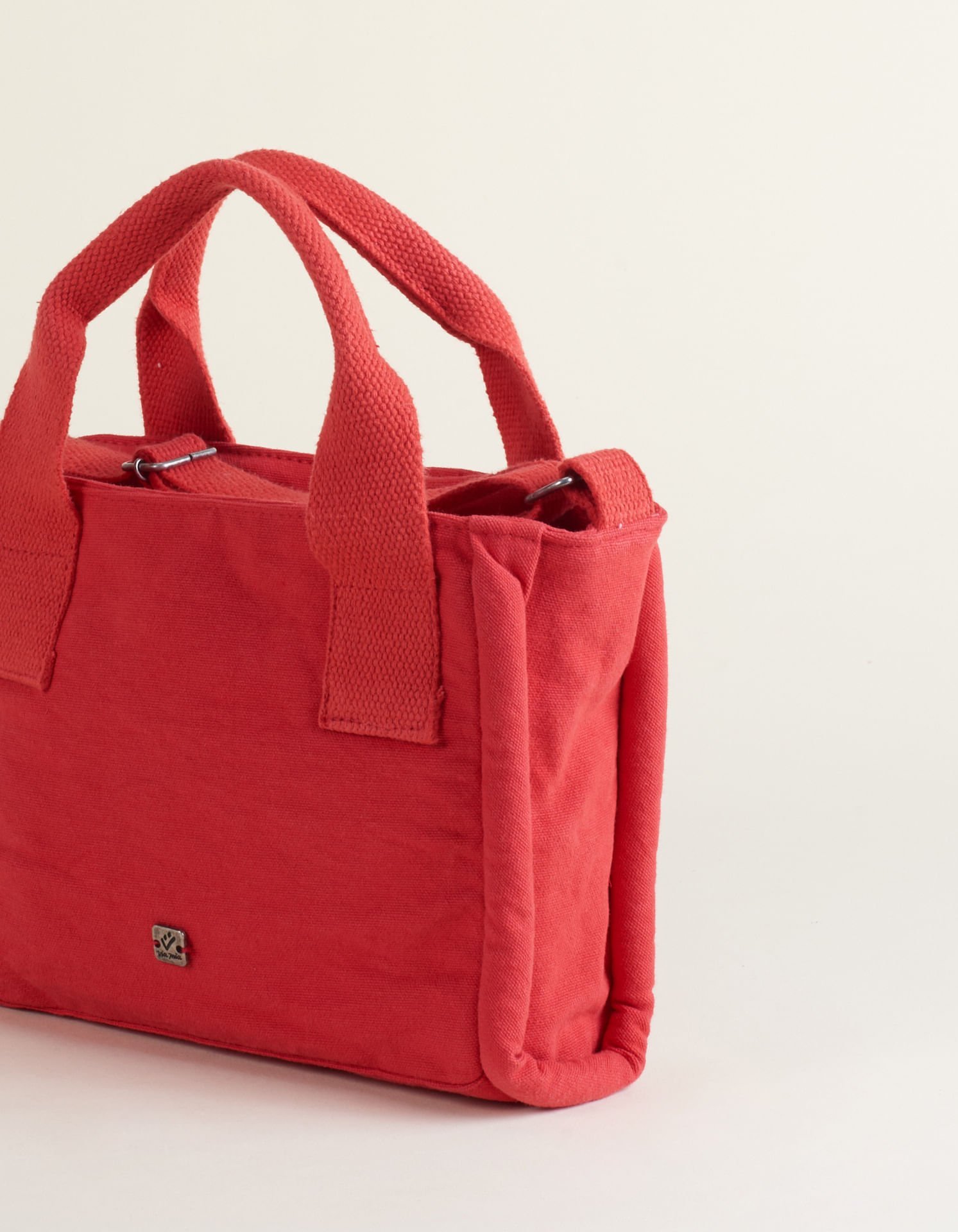 Bolsa Pequena Lona - Vermelho Vermelho 2
