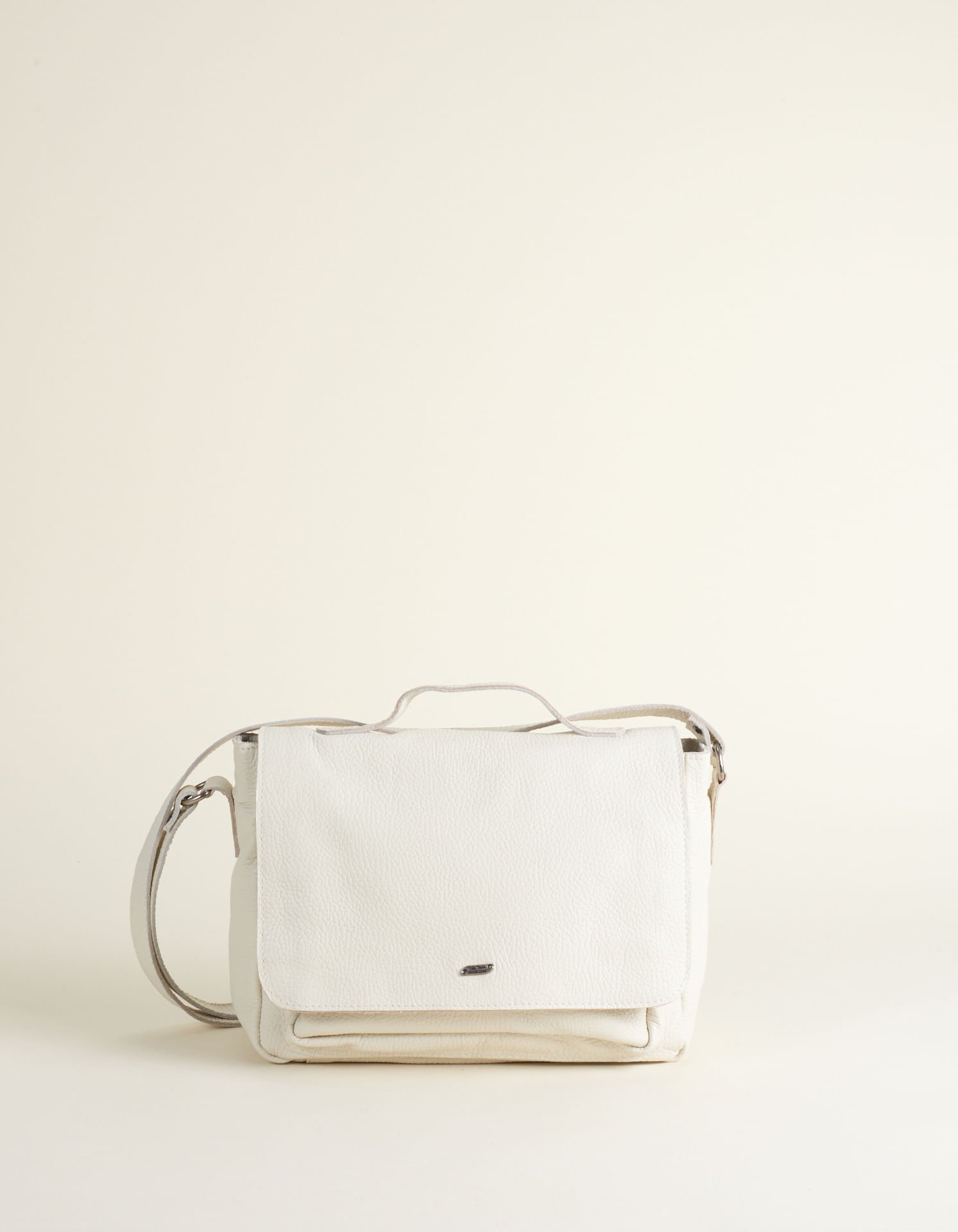 Bolsa Média Tampa Via Mia - Off White Branco 2