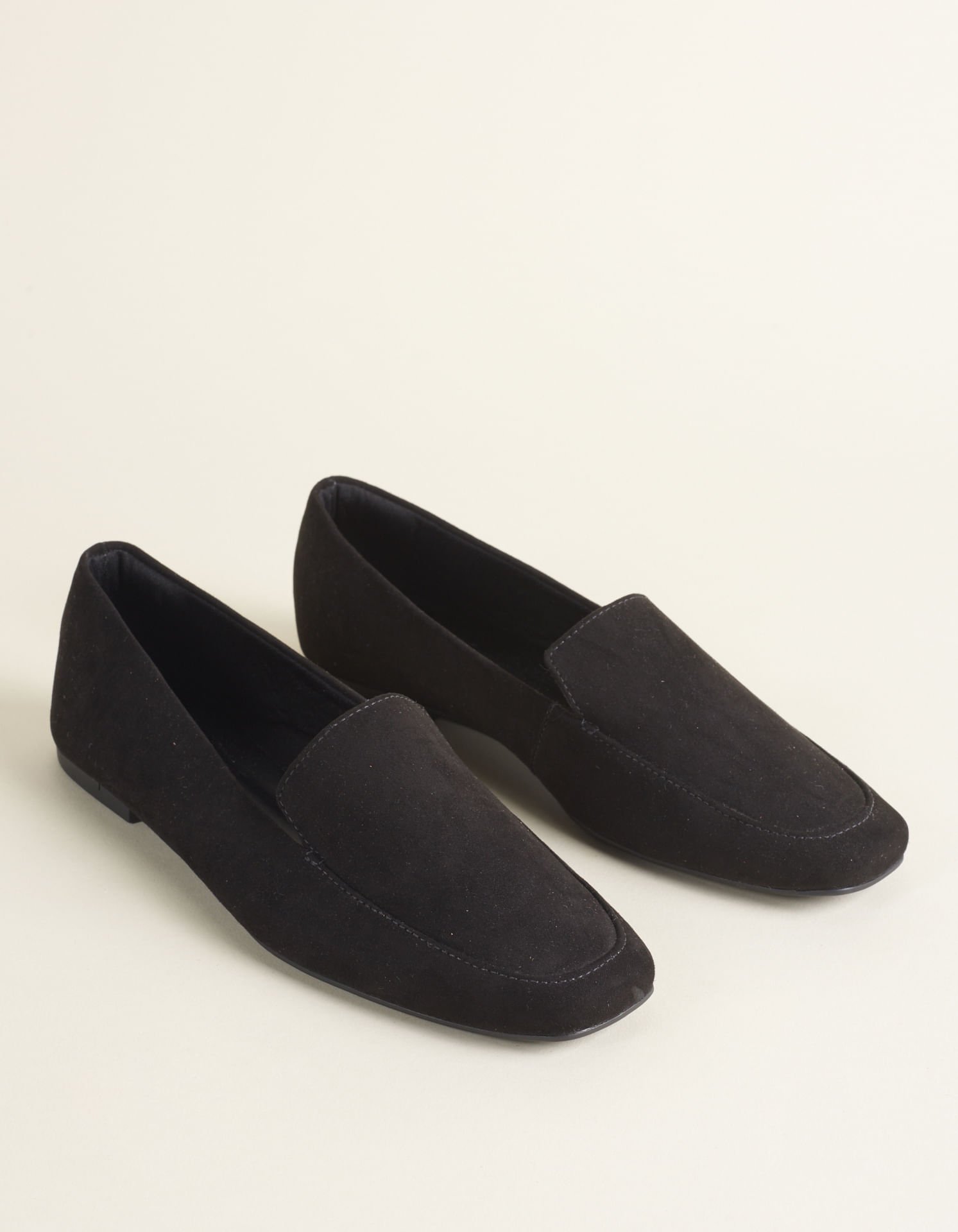 Mocassim Via Mia - Preto Preto 1