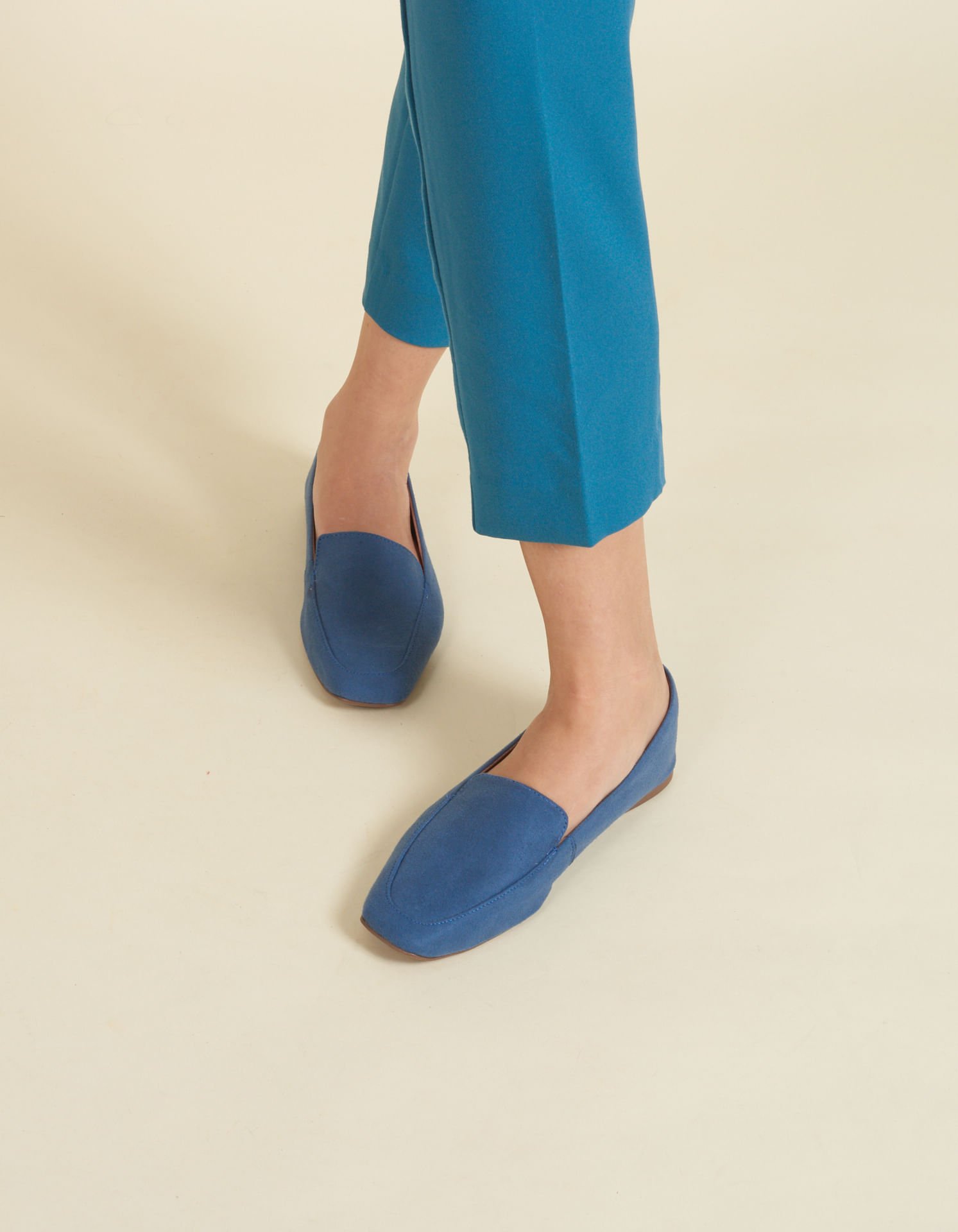 Mocassim Via Mia - Jeans Azul 3