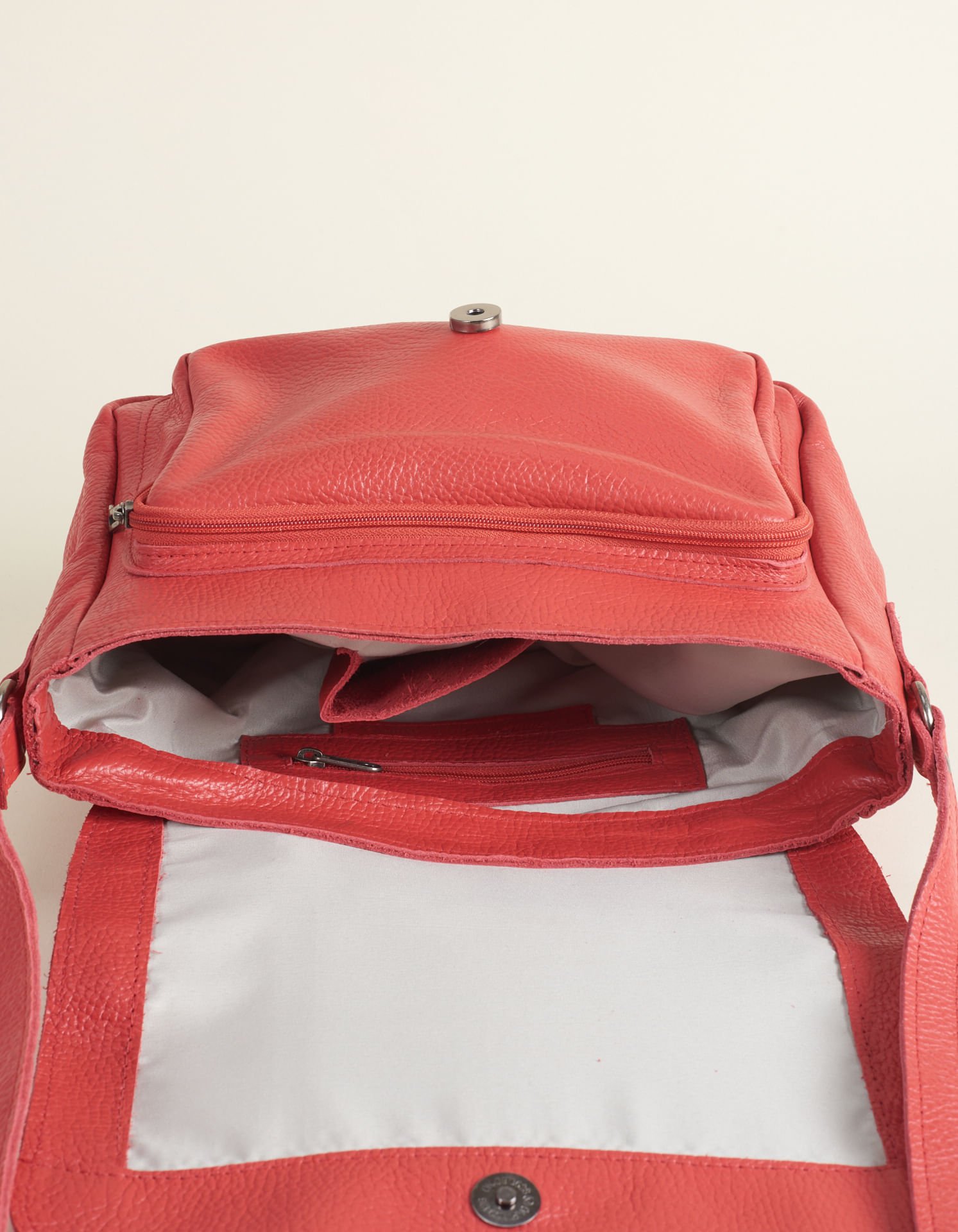 Bolsa Média Tampa Via Mia - Vermelho Vermelho 3