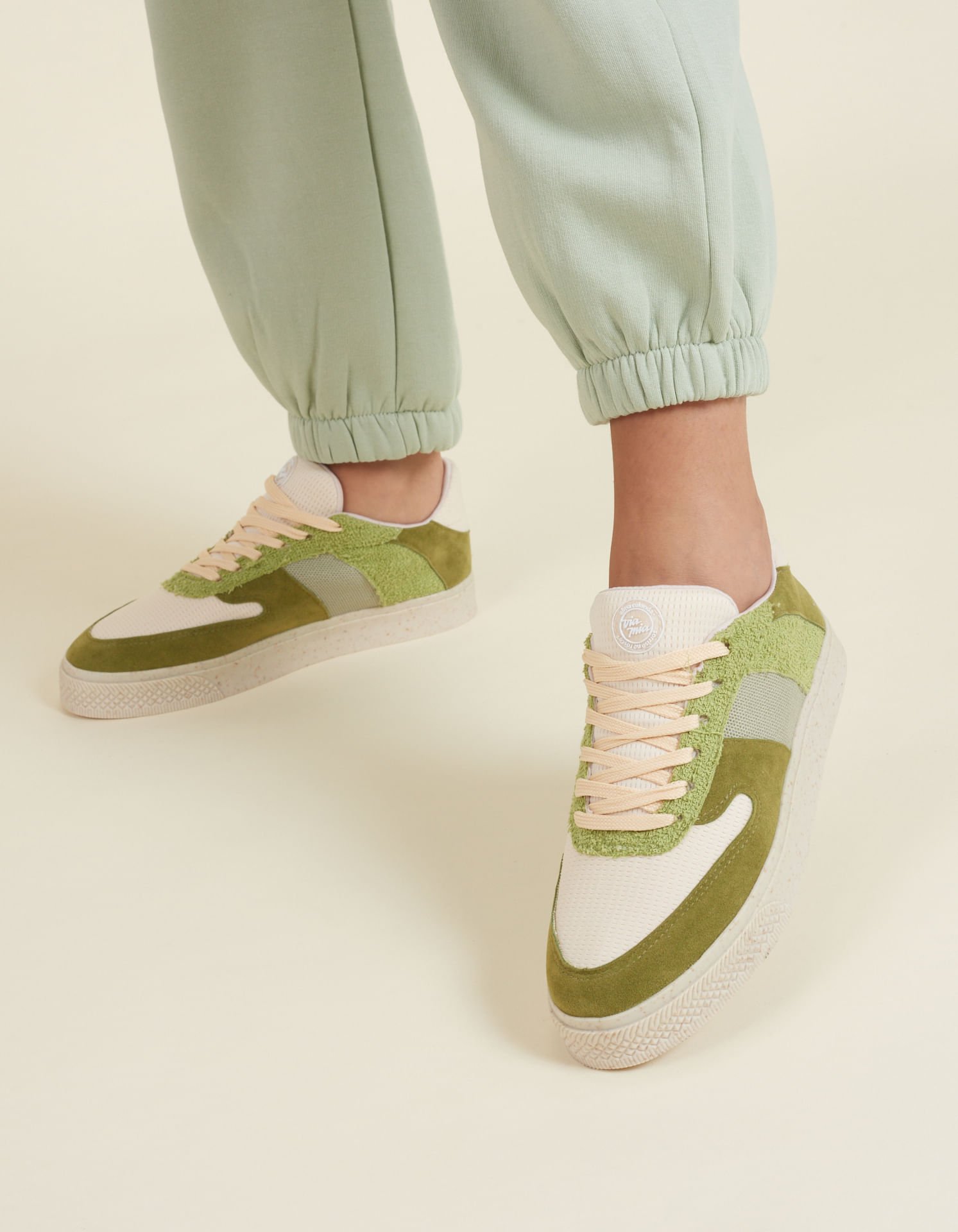 Tênis Mix Materiais - Verde