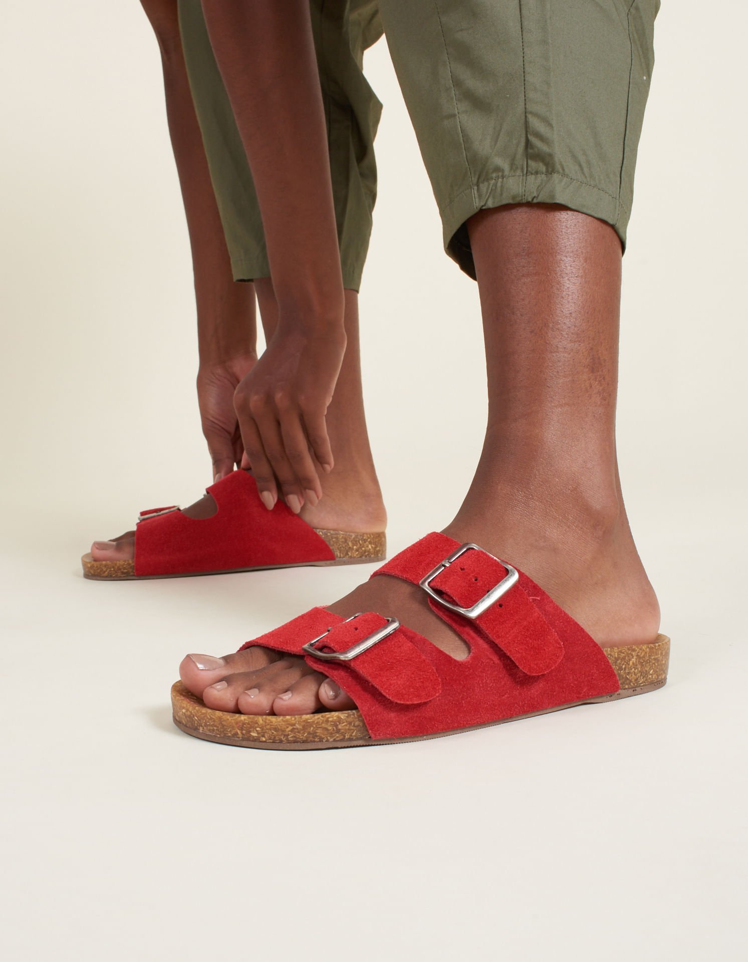 Papete Camurção Via Mia - Vermelho Vermelho 3