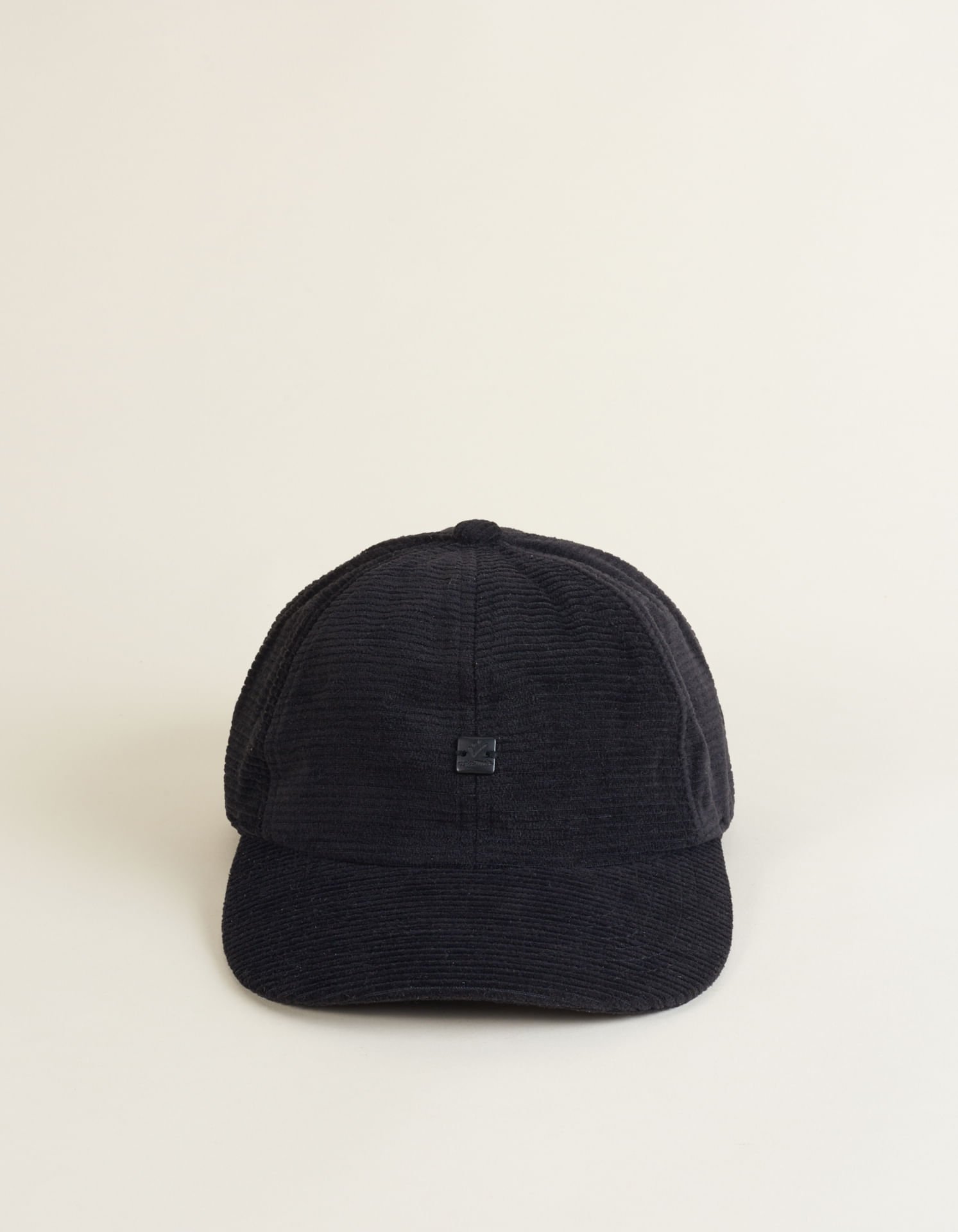 Boné Tecido Veludo Texturizado - Preto Preto 1