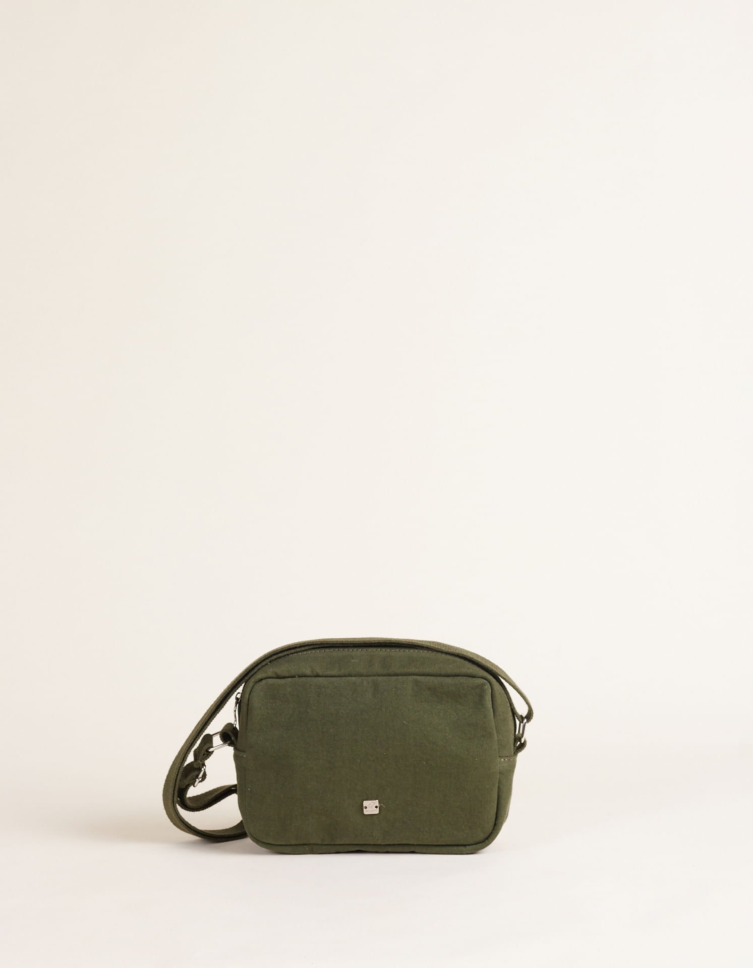 Bolsa Lona Retangular Zíper - Militar Verde 2