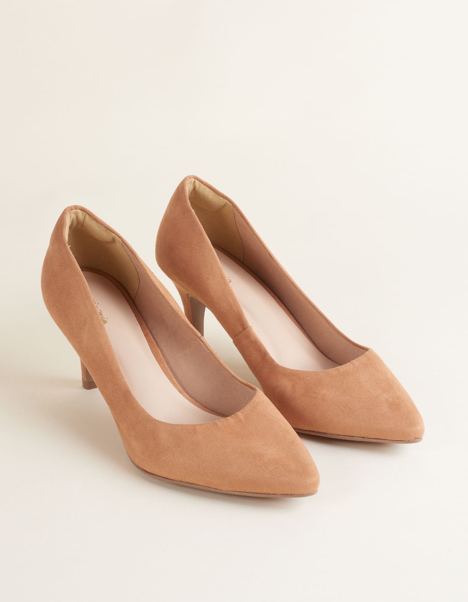 Scarpin Soft Bico Fino - Caramelo Bege 1