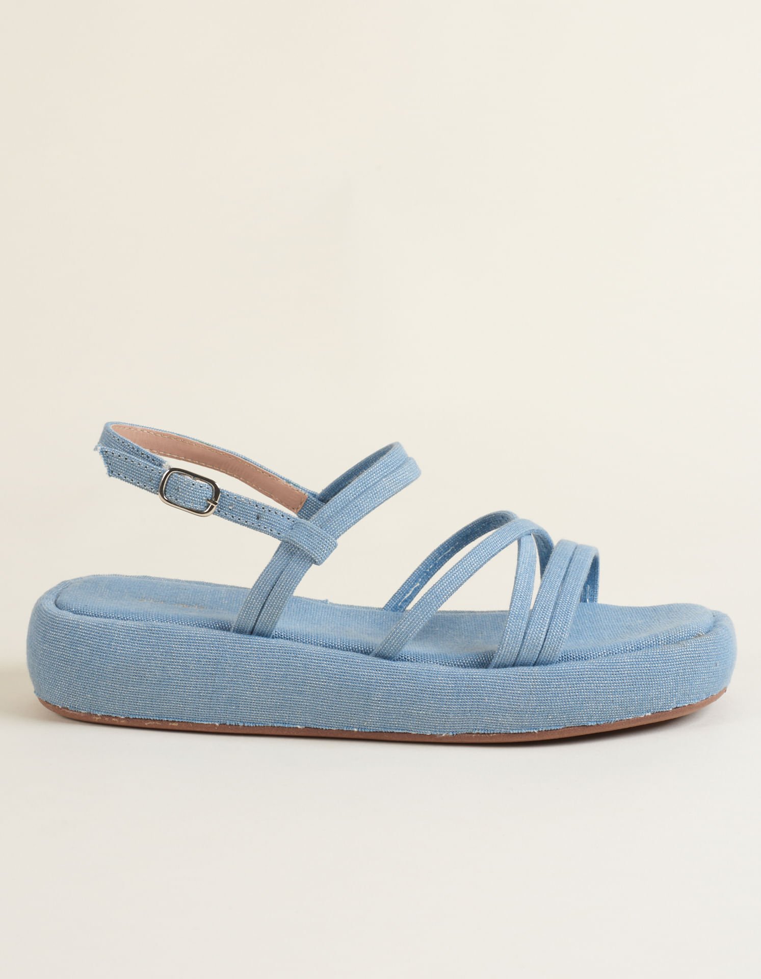 Plataform Tiras Soft - Jeans Azul 2