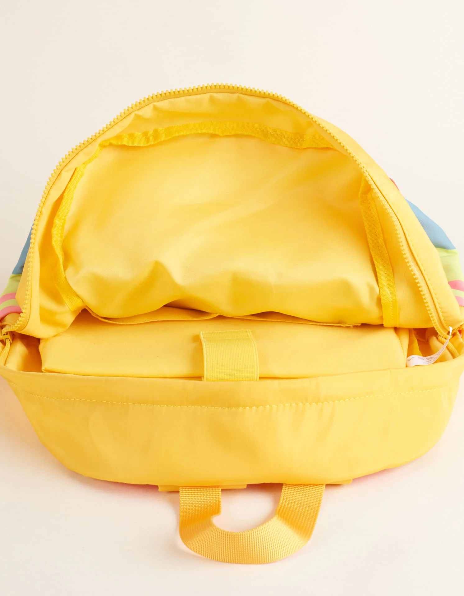 Mochila Tradicional Estampa Exclusiva Listras - Amarelo Amarelo 3