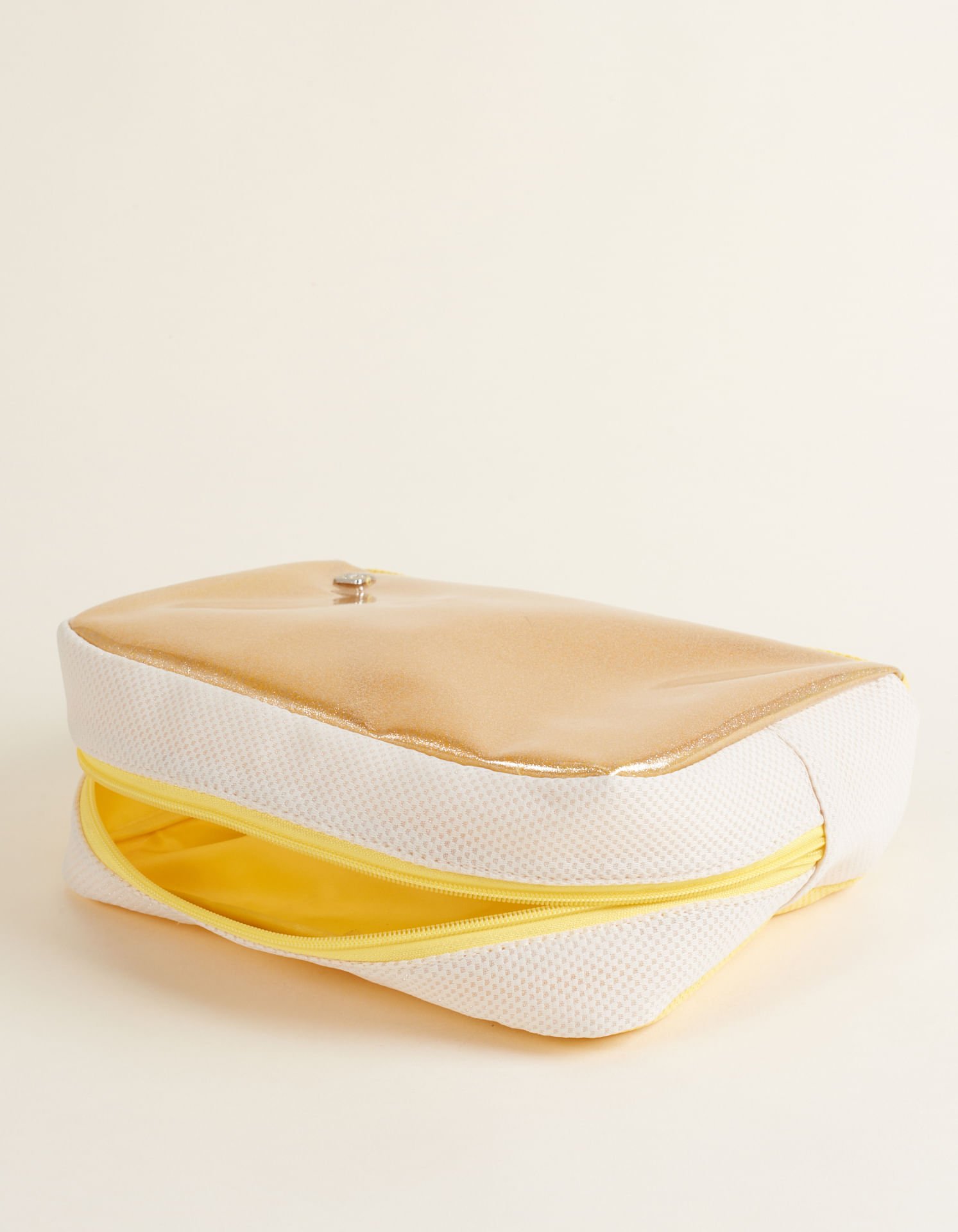 Necessaire Tela esportiva com Pvc - Amarelo Amarelo 3