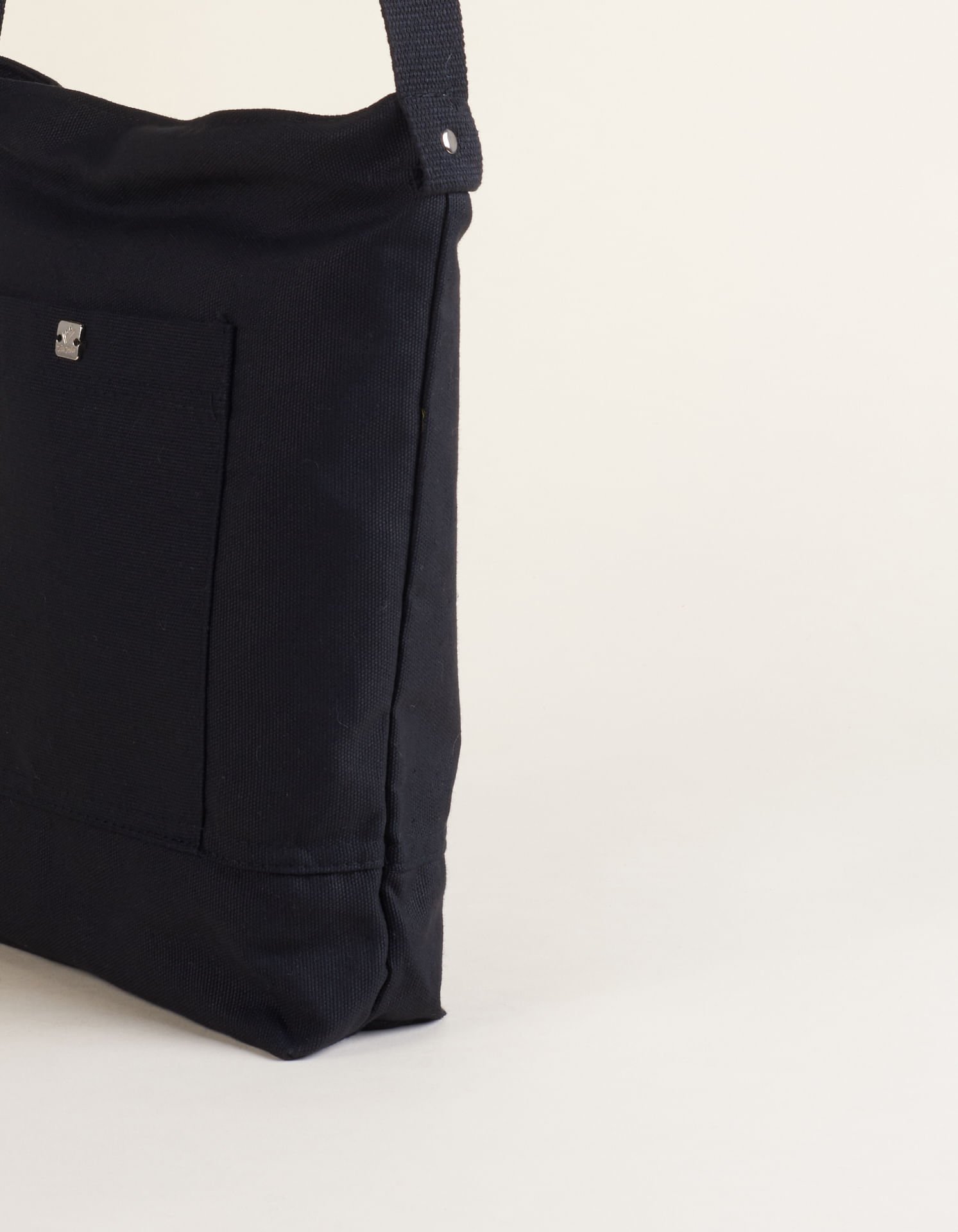 Bolsa de Lona Média Colorida - Preto Preto 2