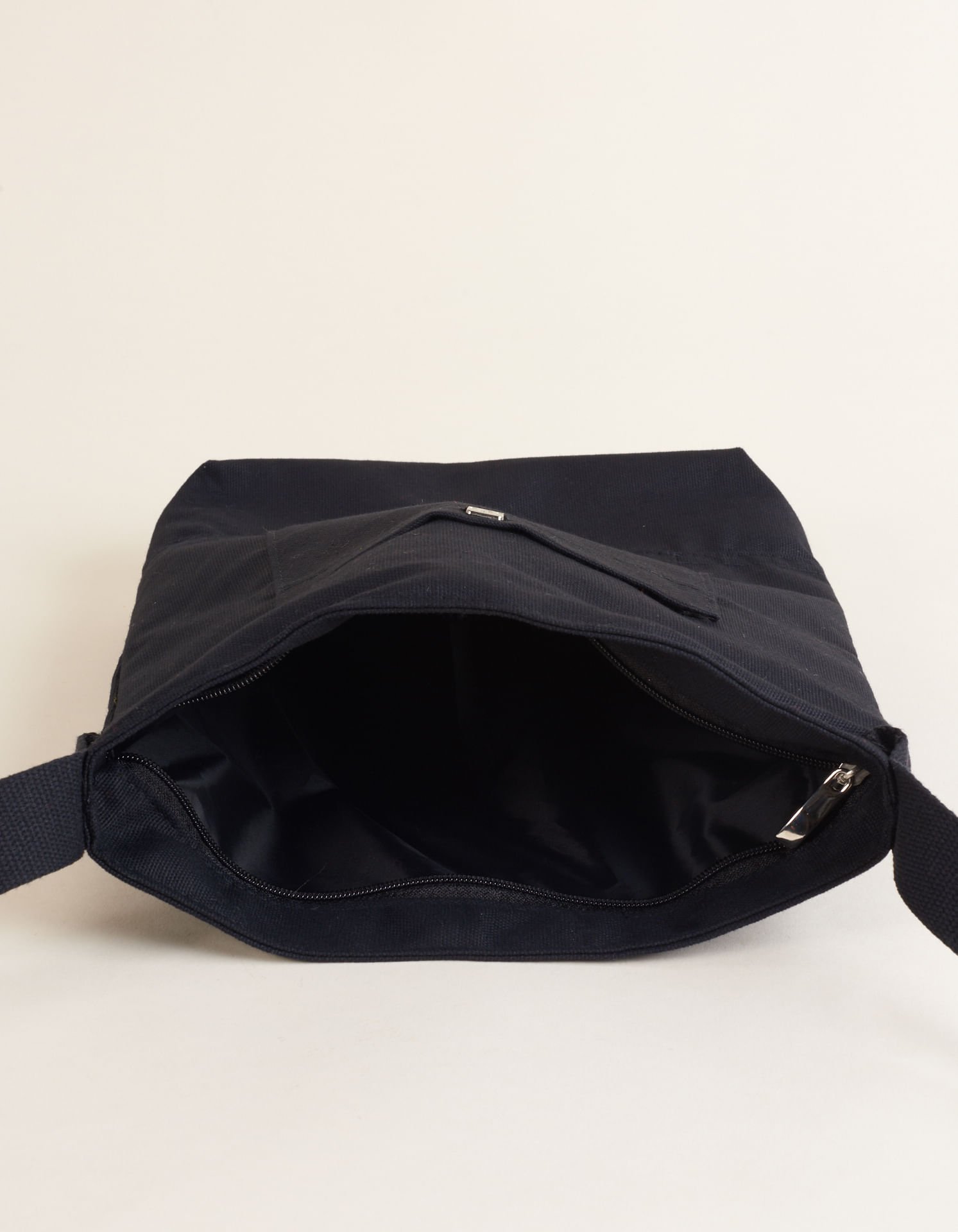 Bolsa de Lona Média Colorida - Preto Preto 3