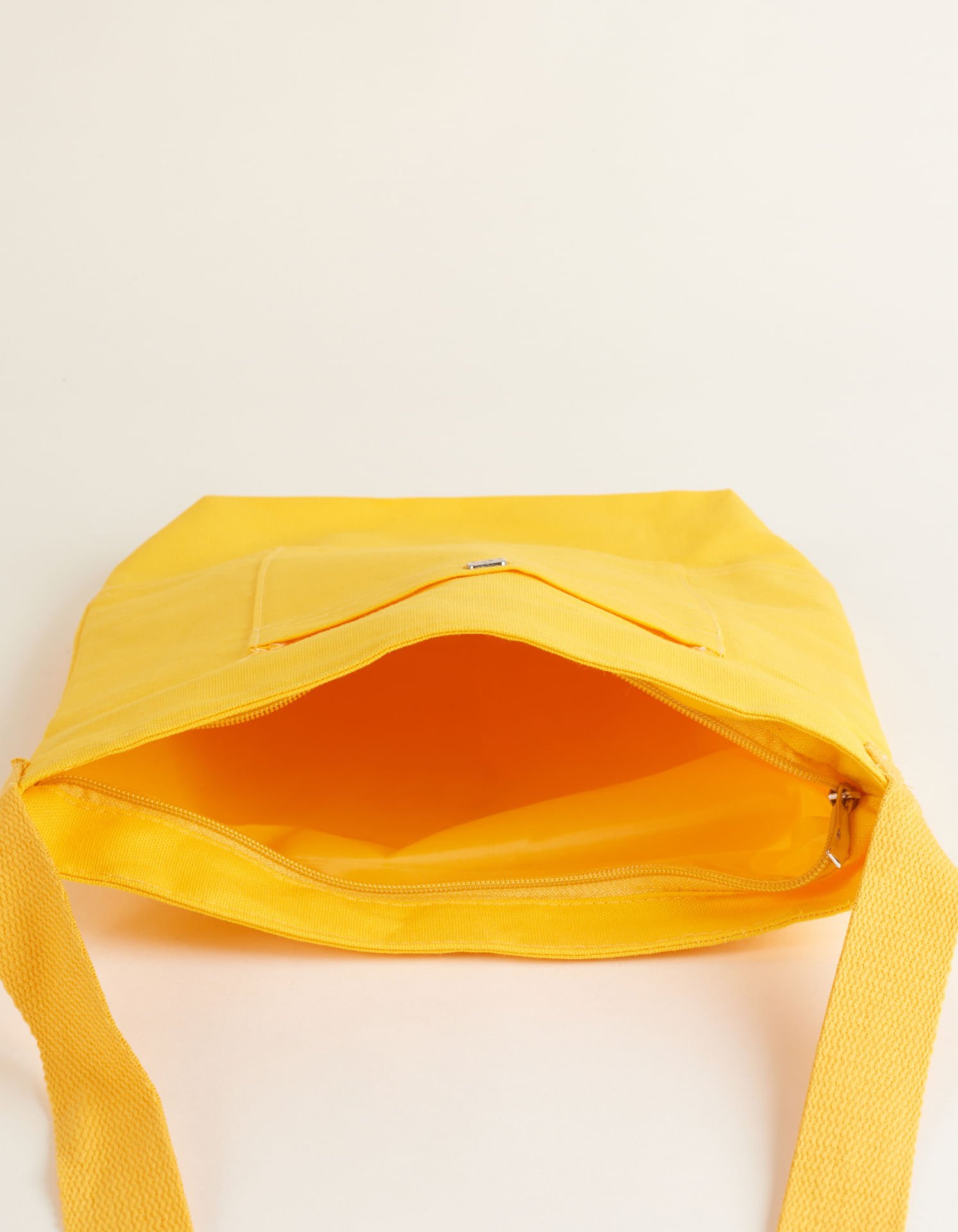 Bolsa de Lona Média Colorida - Amarelo Amarelo 3