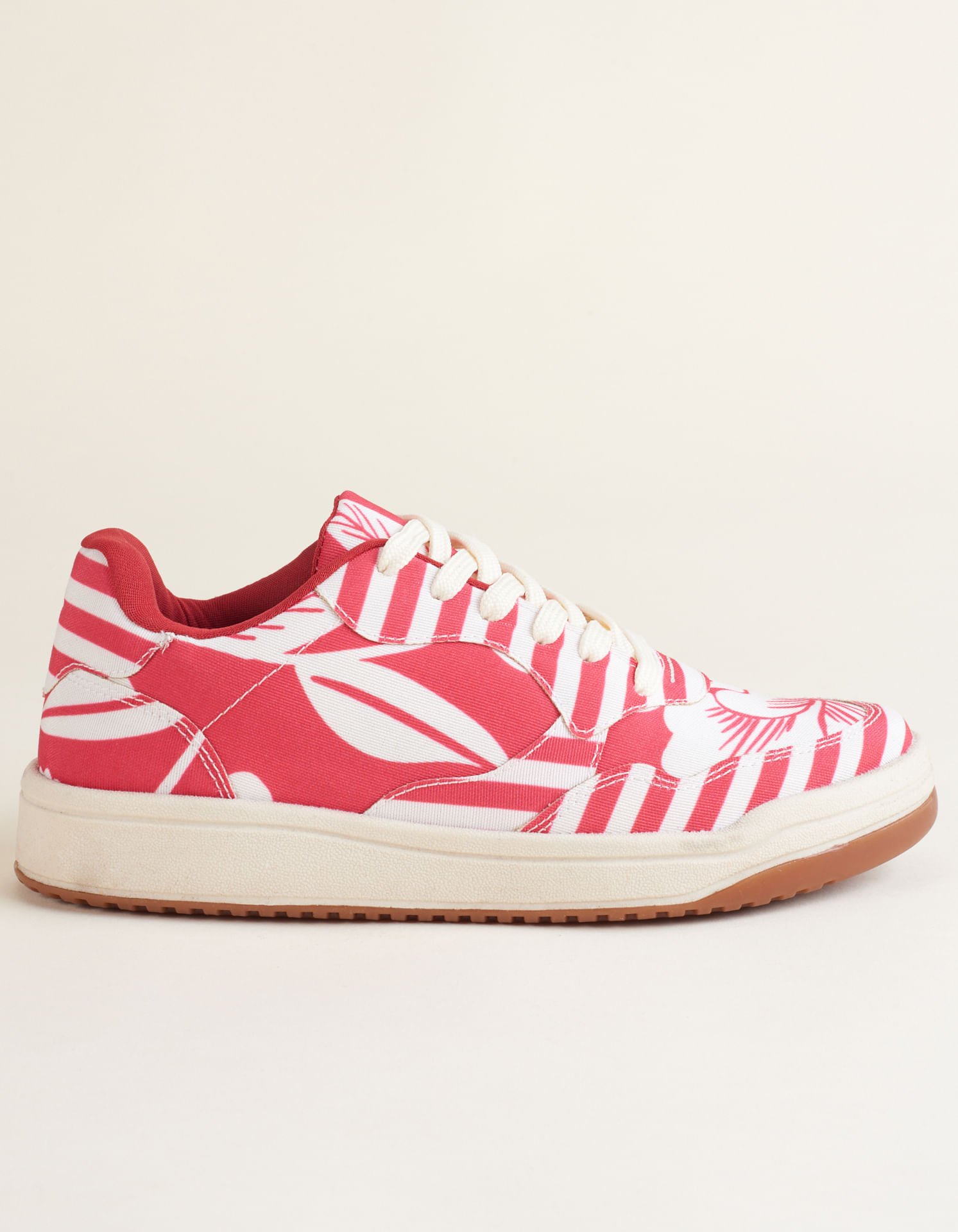 Tênis Tecido Mix Estampas  - Melancia Vermelho 3