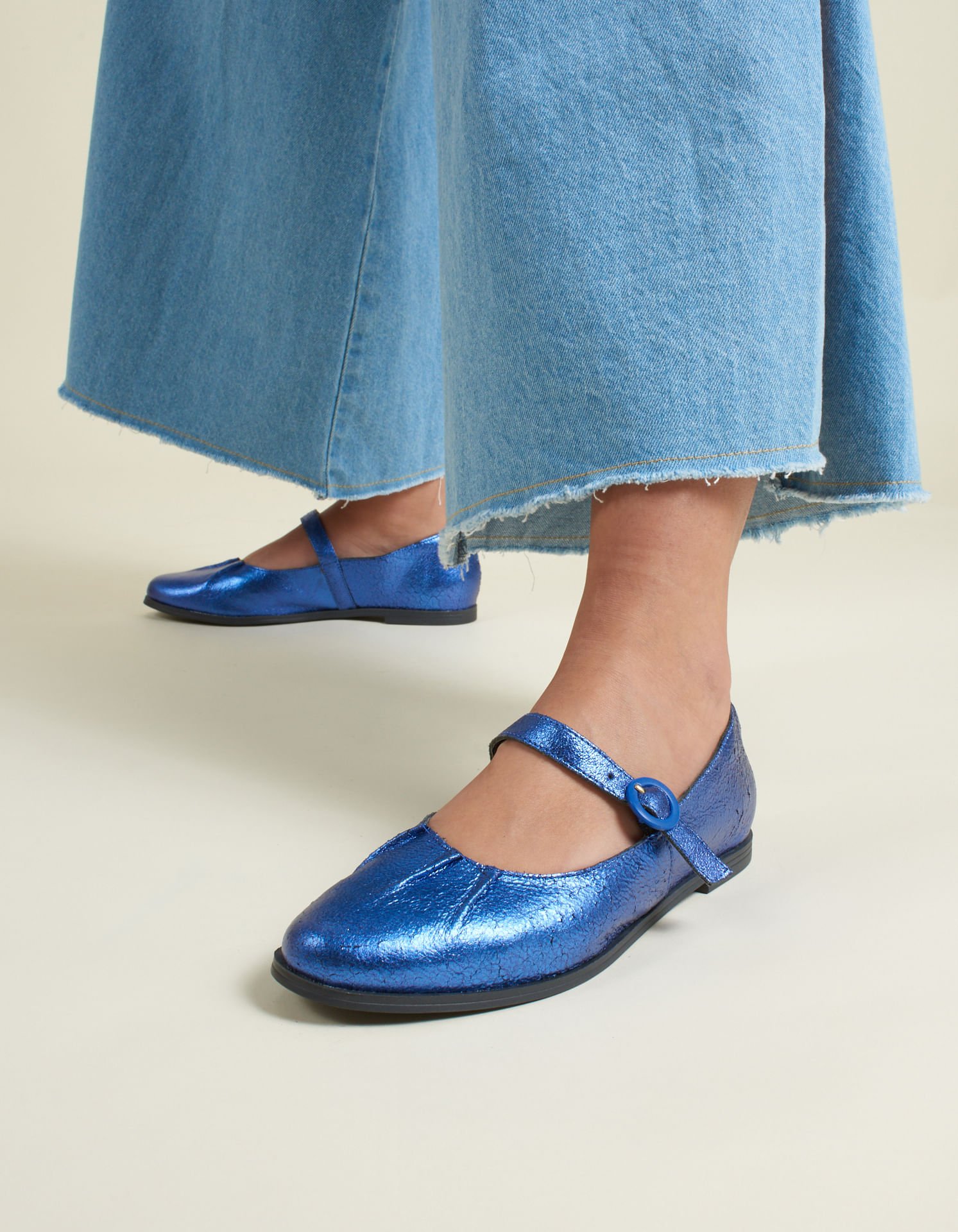 Sapatilha Boneca Glitter Marinho Marinho