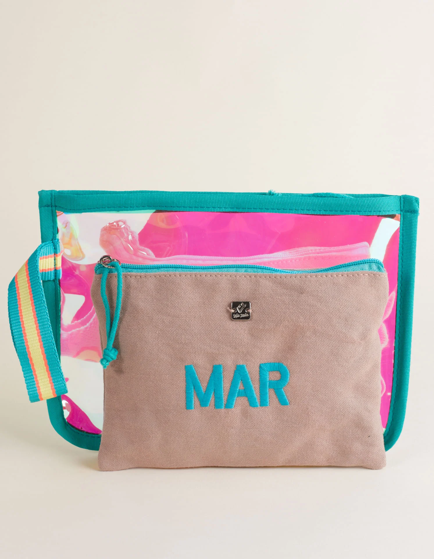 Kit 2 Necessaires Mar - Unica Turquesa 3