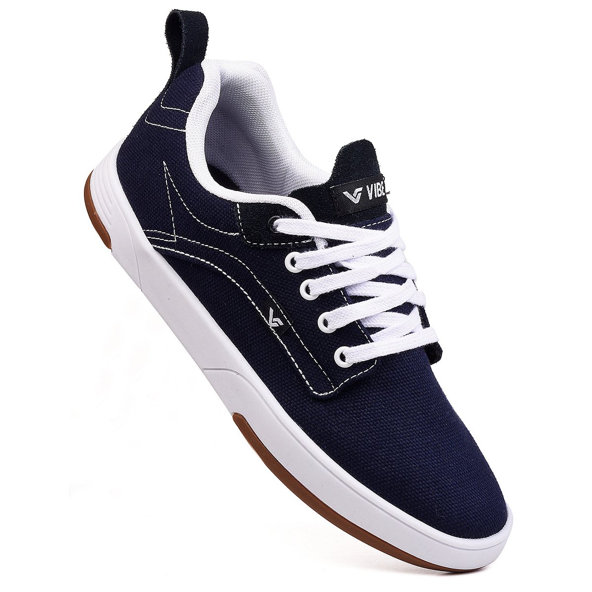 Tênis Vibe Roots 3 Masculino Azul/Branco 4