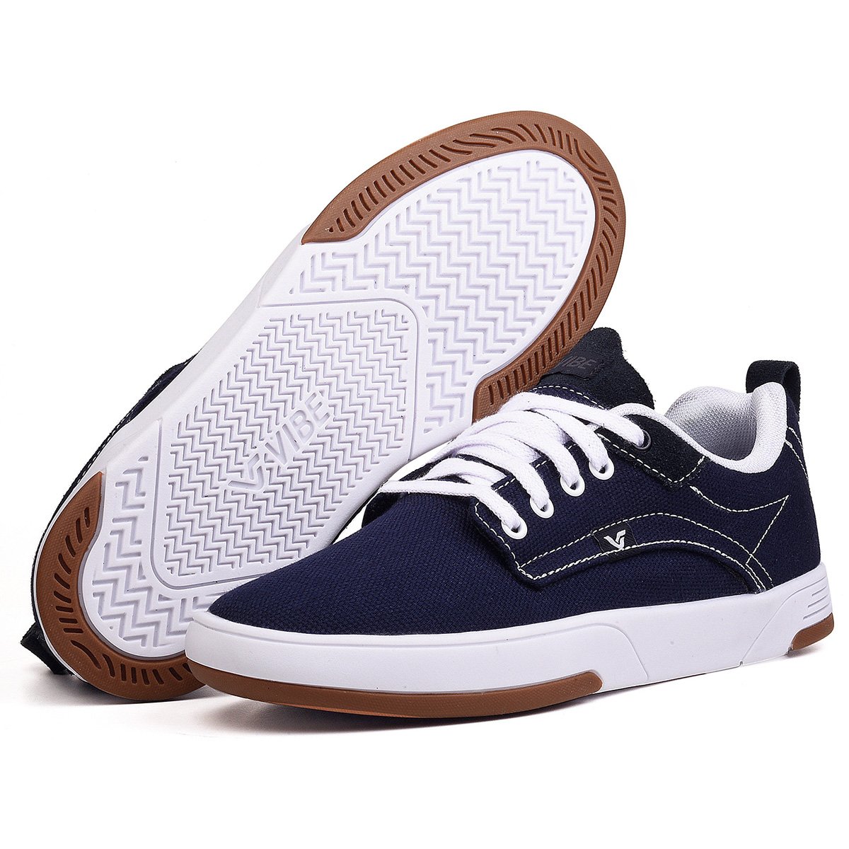 Tênis Vibe Roots 3 Masculino Azul/Branco 6