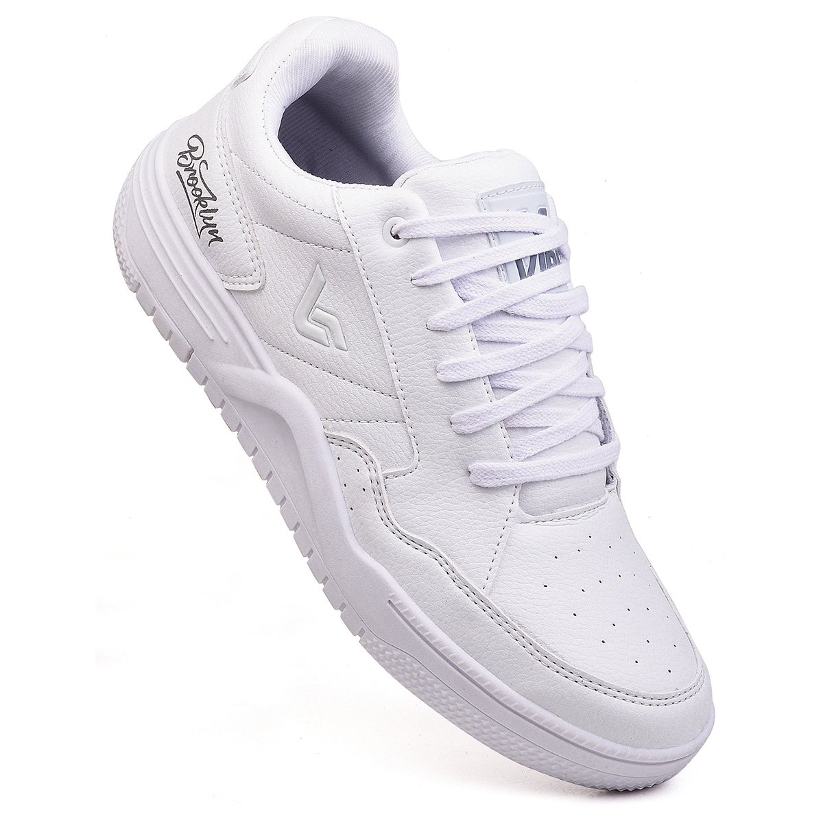 Tênis Vibe Brooklyn 3 Masculino Branco/Cinza 4