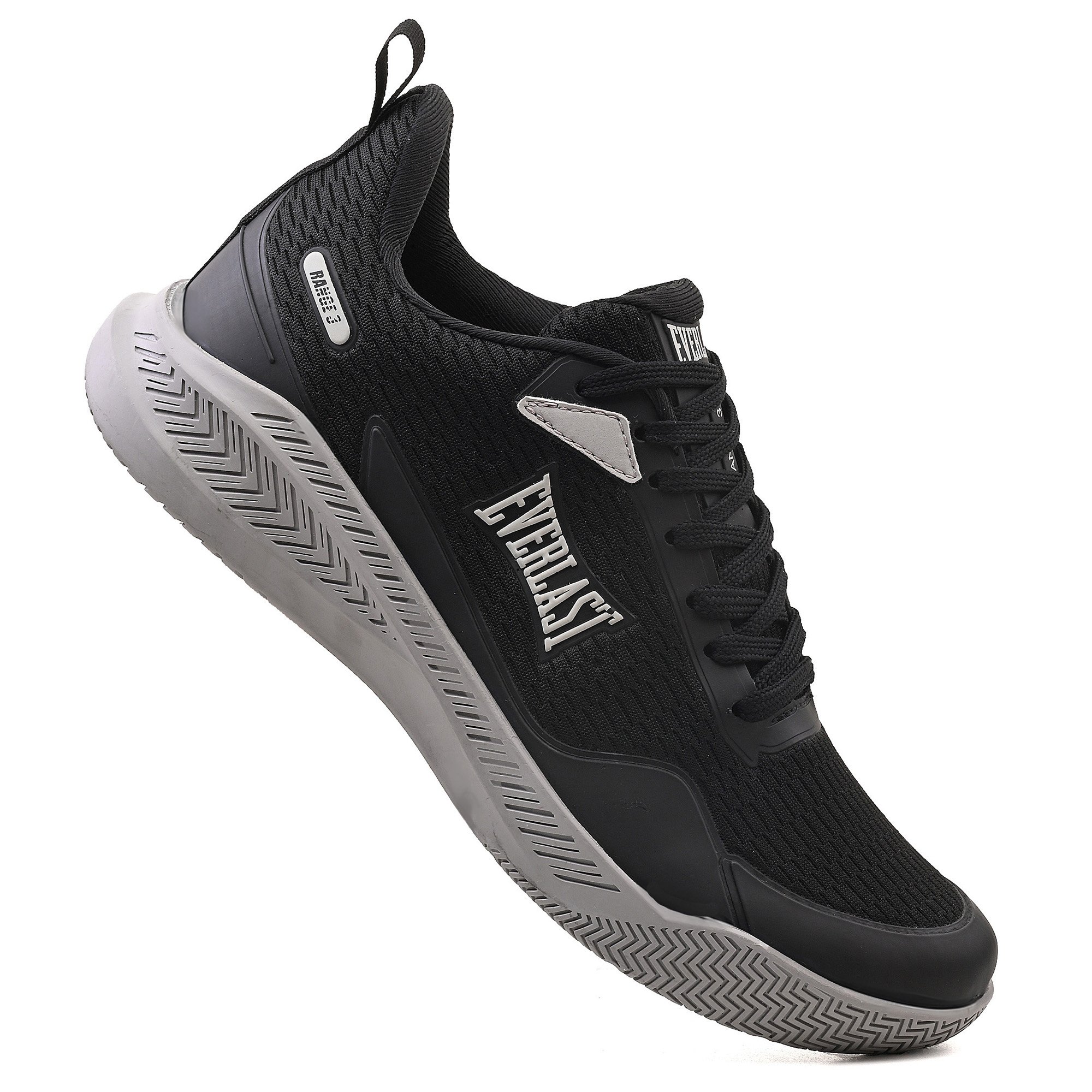 Tênis Everlast Range 3 Unissex Preto/Cinza 4