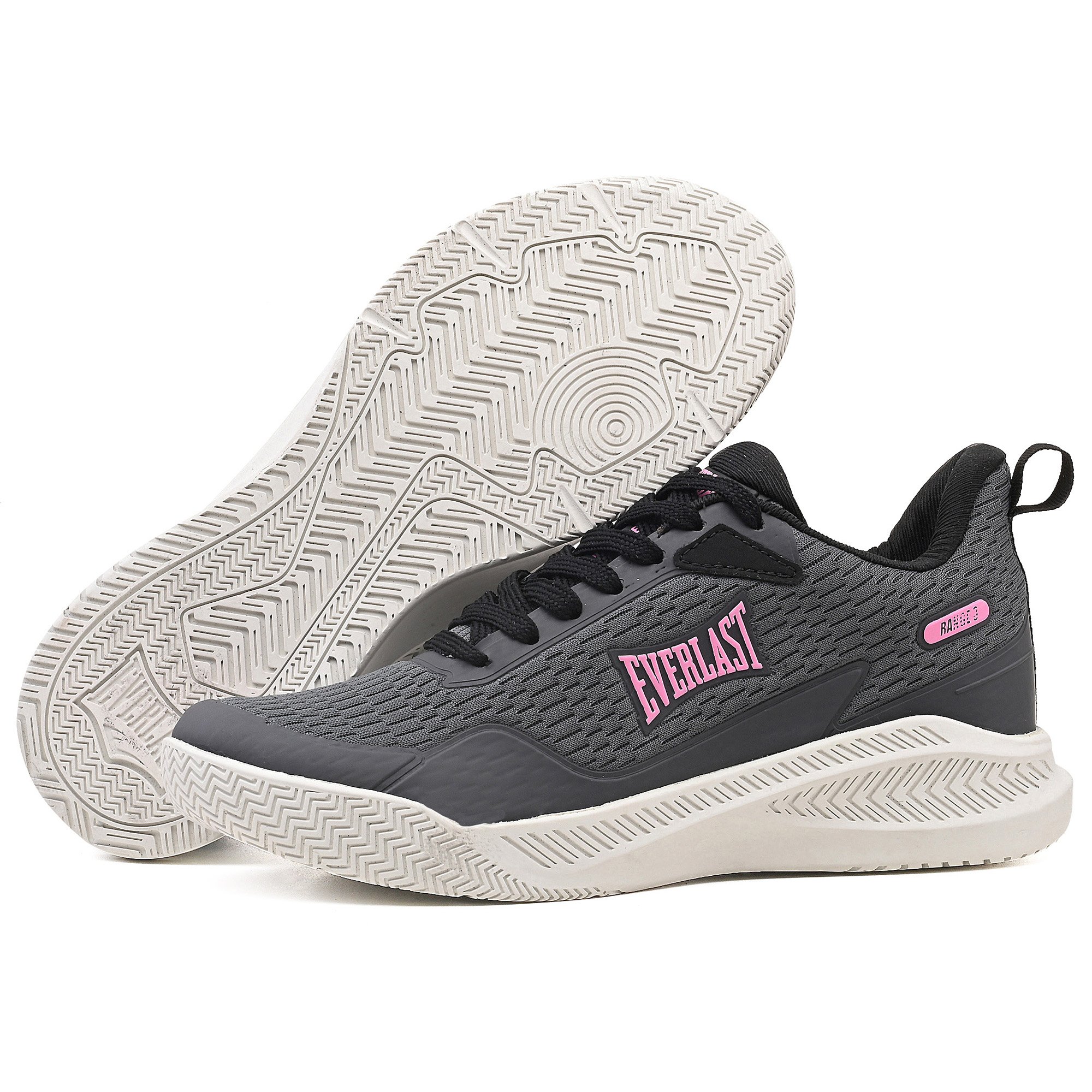 Tênis Everlast Range 3 Feminino Cinza/Rosa 6