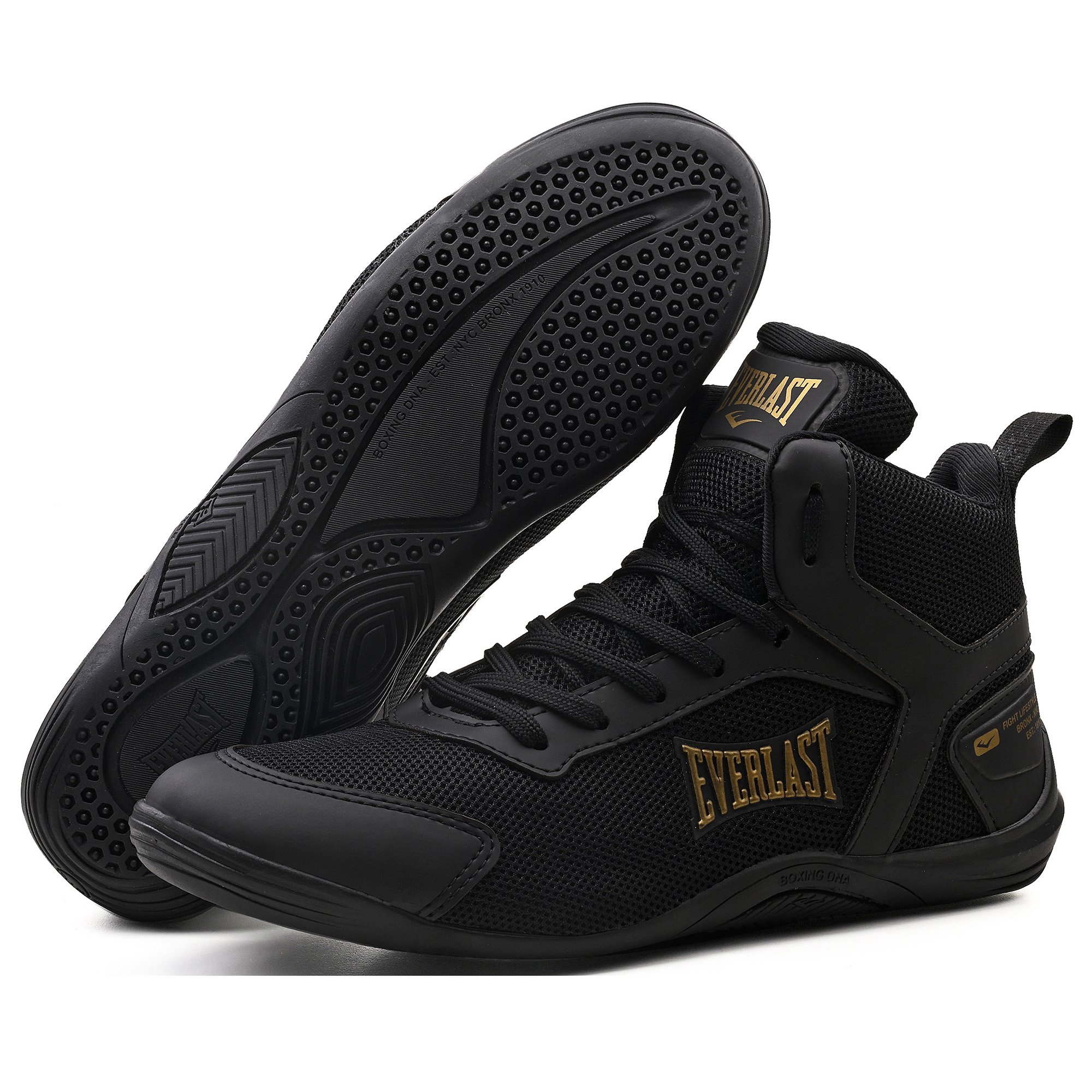 Tênis Everlast Ring 3 Unissex Preto/Dourado 6