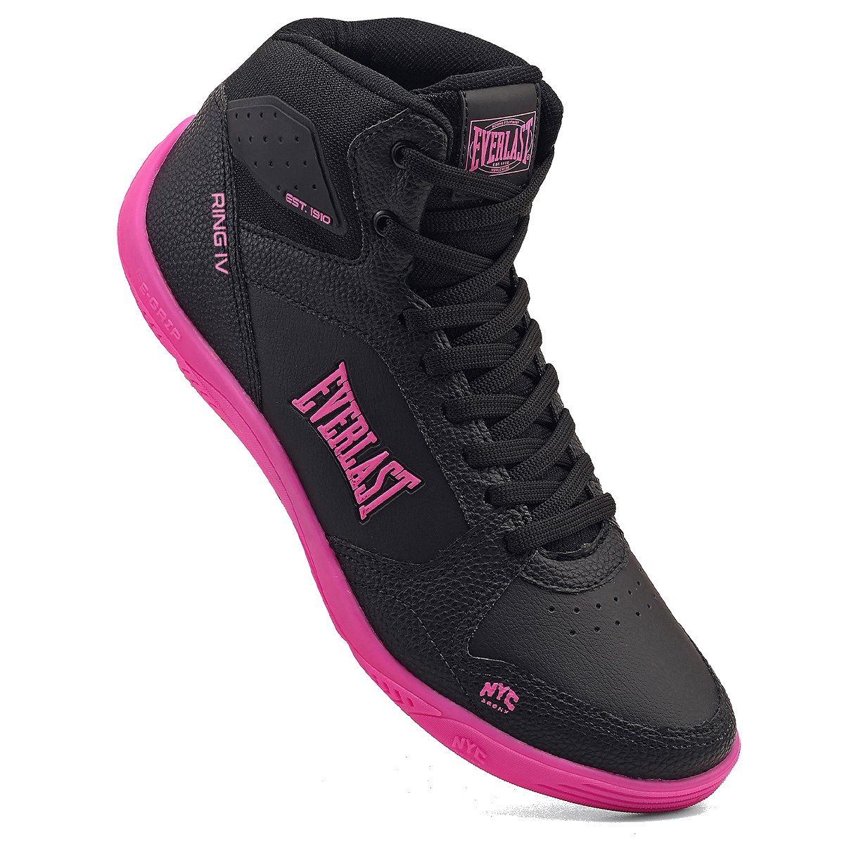 TÊNIS EVERLAST RING IV Preto/Rosa 4