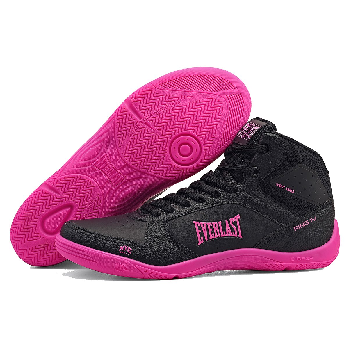 TÊNIS EVERLAST RING IV Preto/Rosa 6