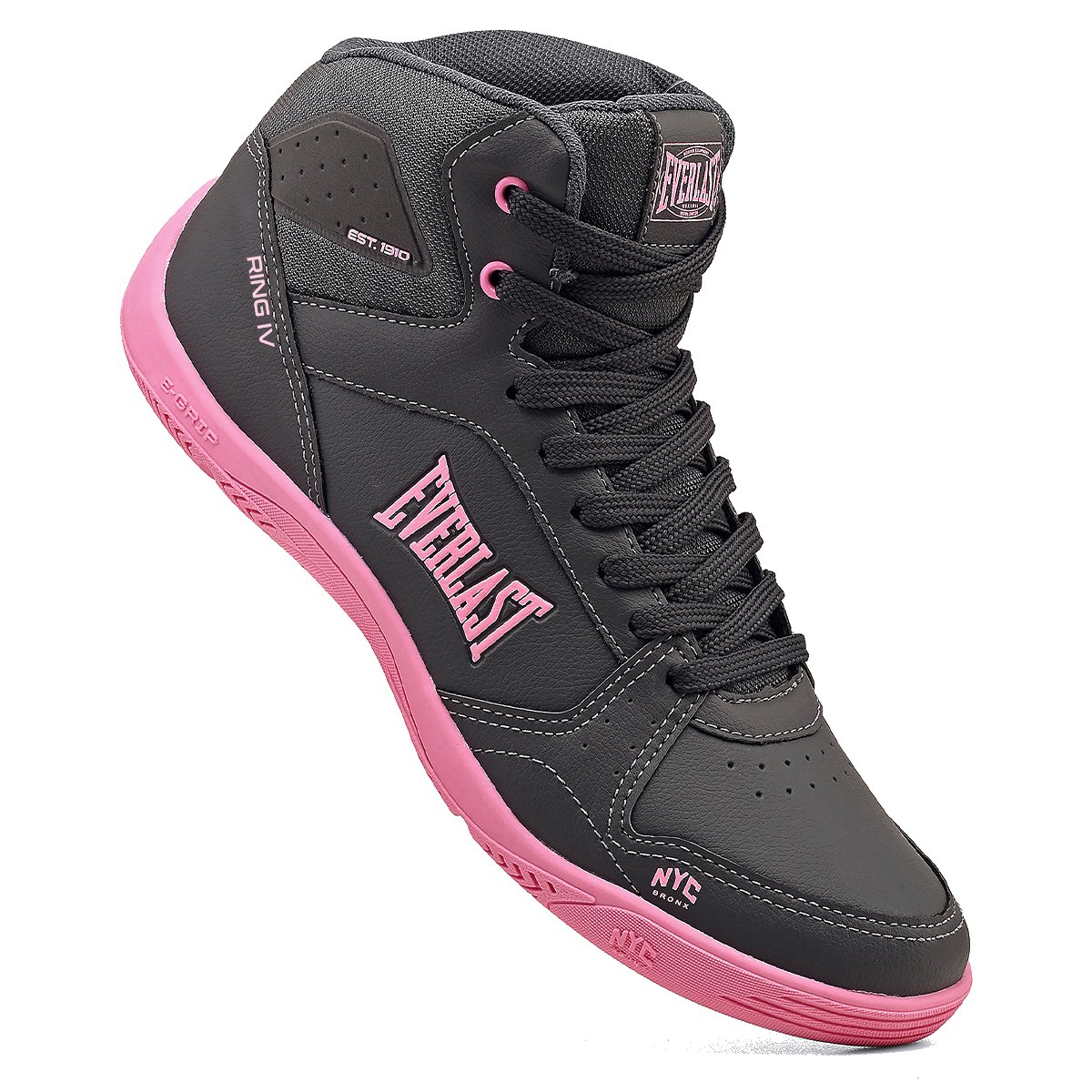 TÊNIS EVERLAST RING IV Cinza/Rosa 4