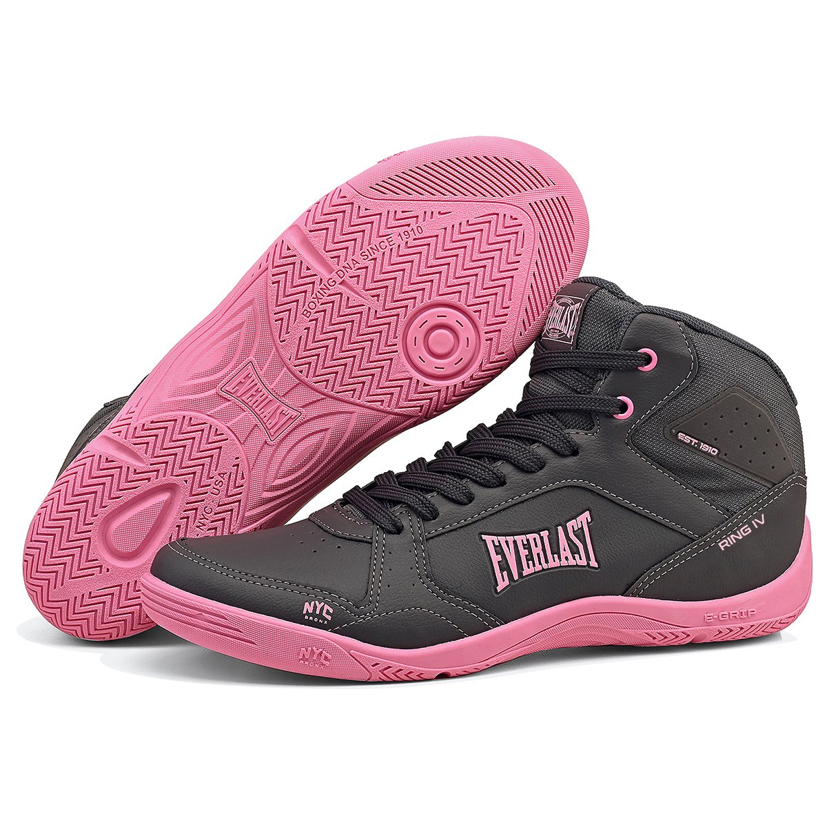TÊNIS EVERLAST RING IV Cinza/Rosa 6