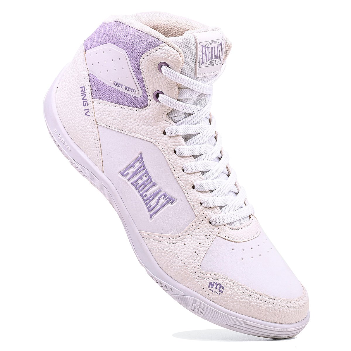 TÊNIS EVERLAST RING IV Branco/Lilás 4