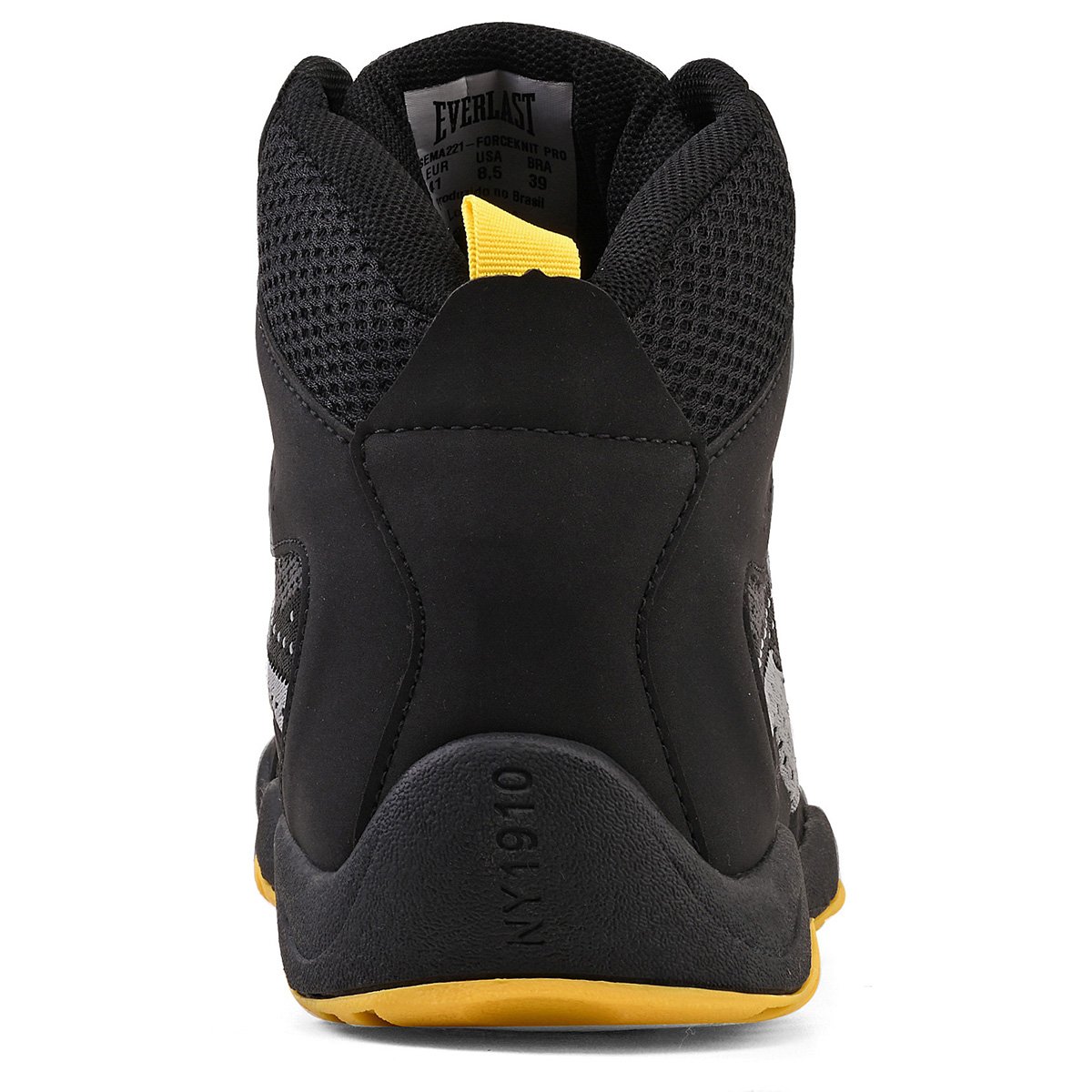 TÊNIS EVERLAST FORCEKNIT PRO Preto/Amarelo 3
