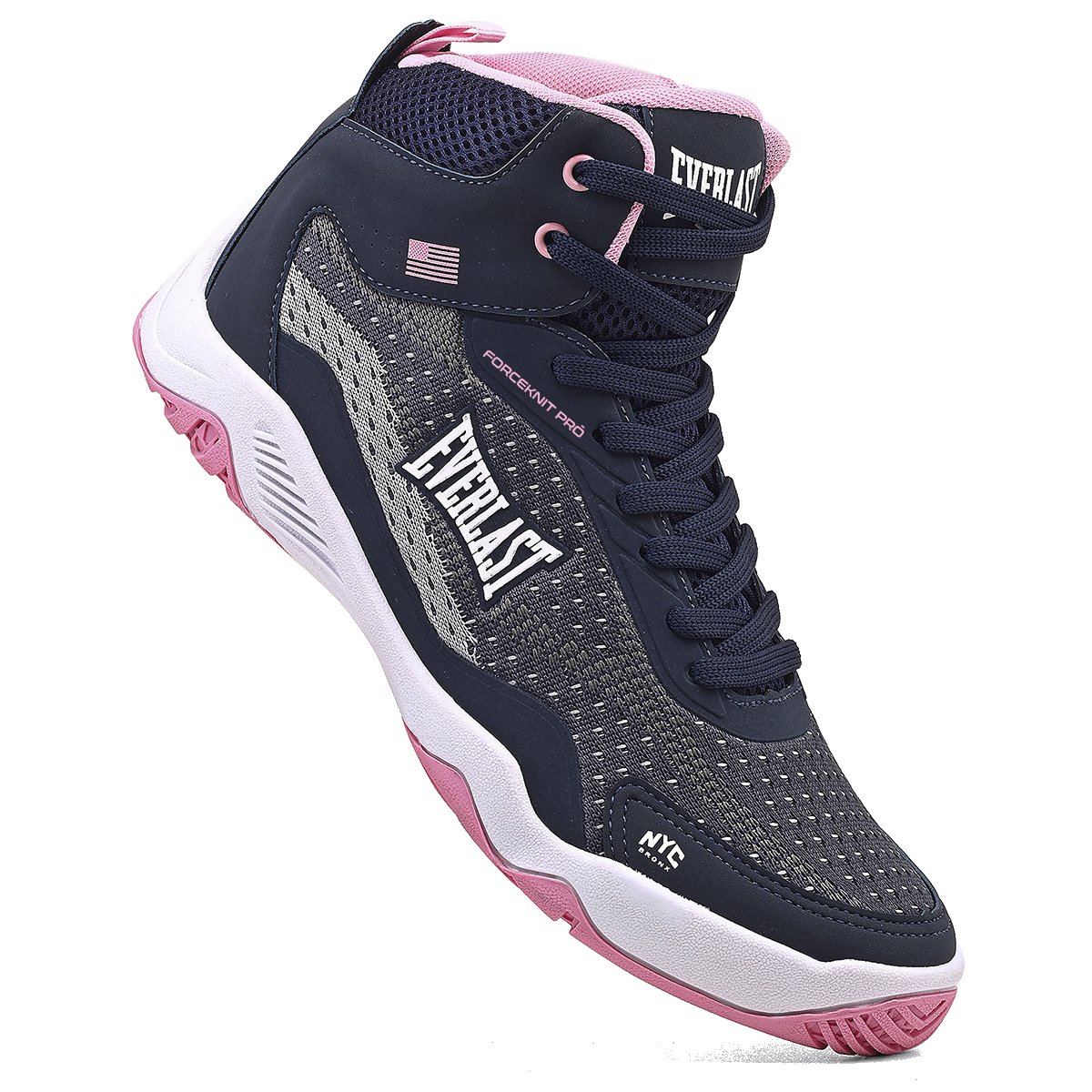 TÊNIS EVERLAST FORCEKNIT PRO Marinho/Rosa 4