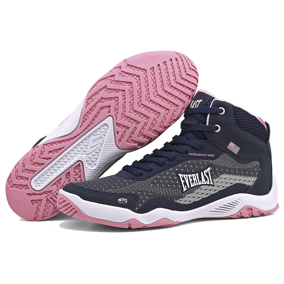 TÊNIS EVERLAST FORCEKNIT PRO Marinho/Rosa 6