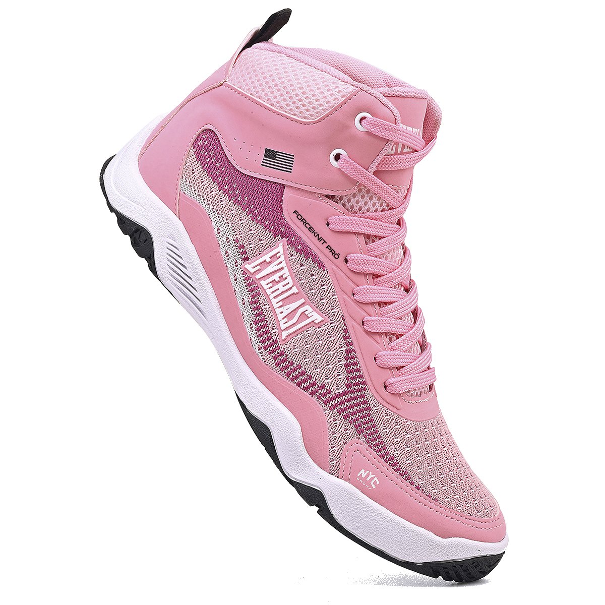 TÊNIS EVERLAST FORCEKNIT PRO Rosa/Branco 4