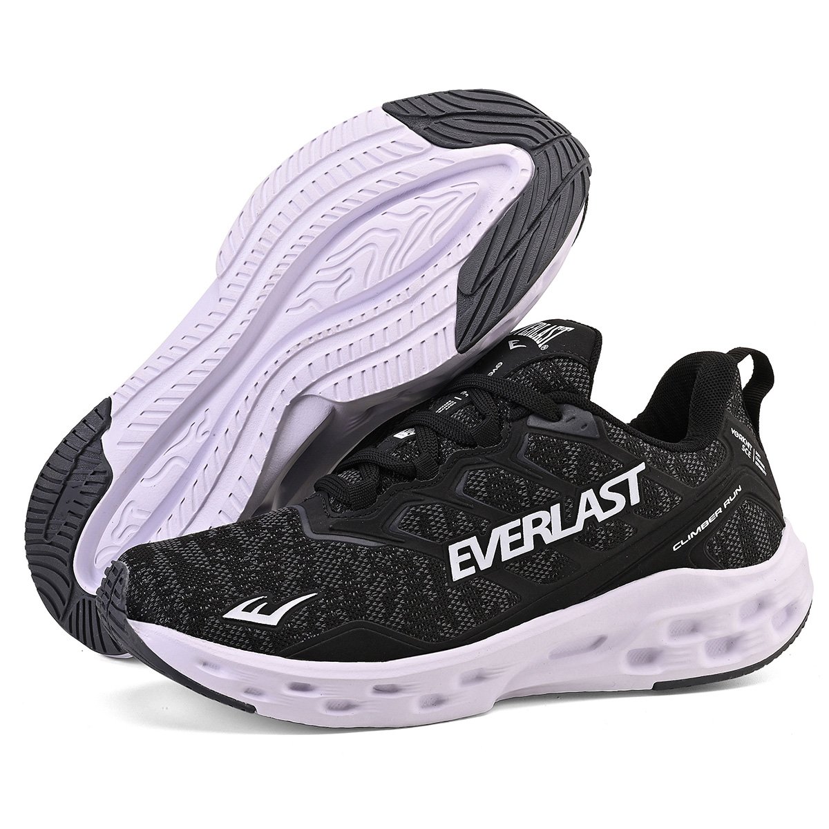 TÊNIS EVERLAST CLIMBER RUN UNISSEX Preto/Branco 6
