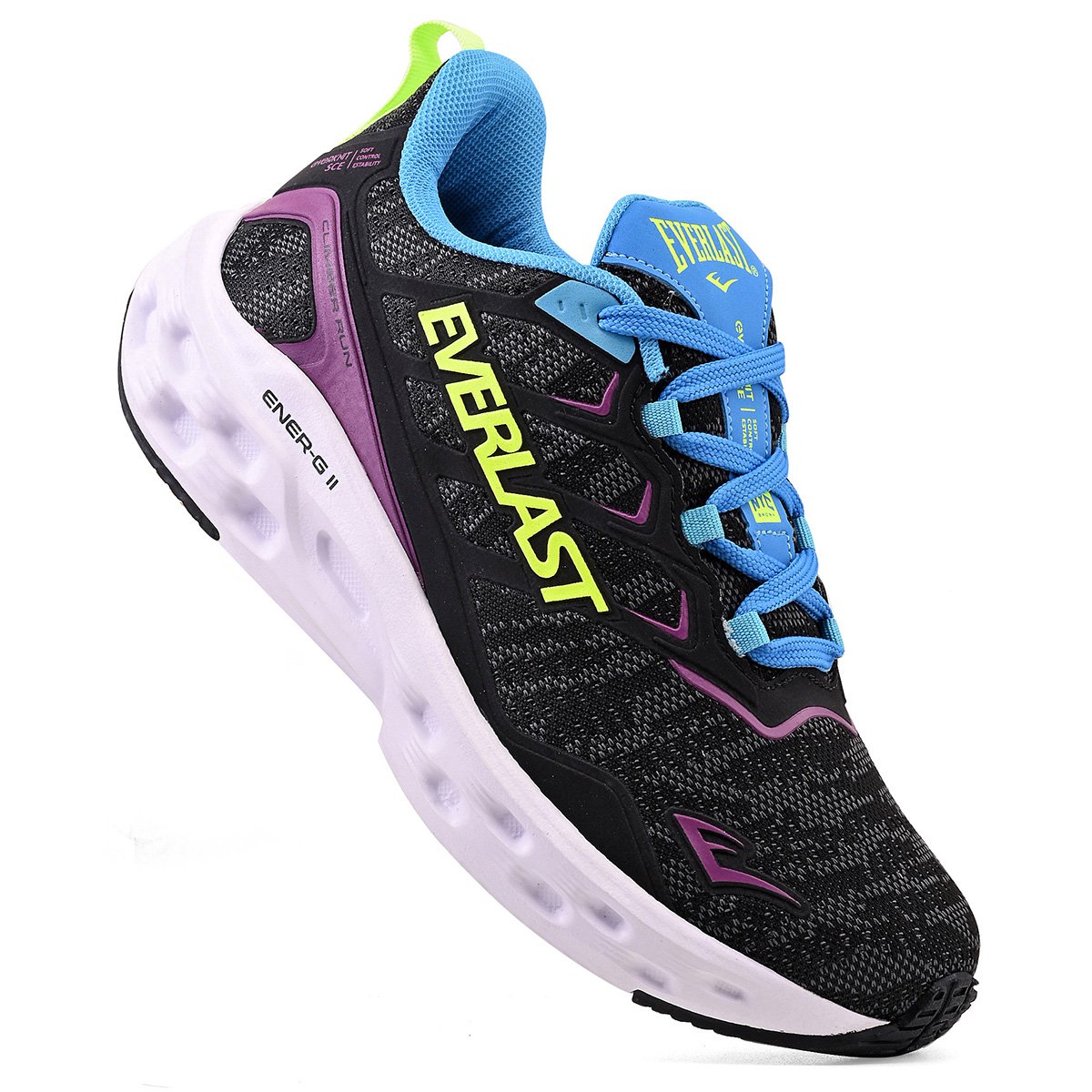 TÊNIS EVERLAST CLIMBER RUN UNISSEX Preto/Rosa 4