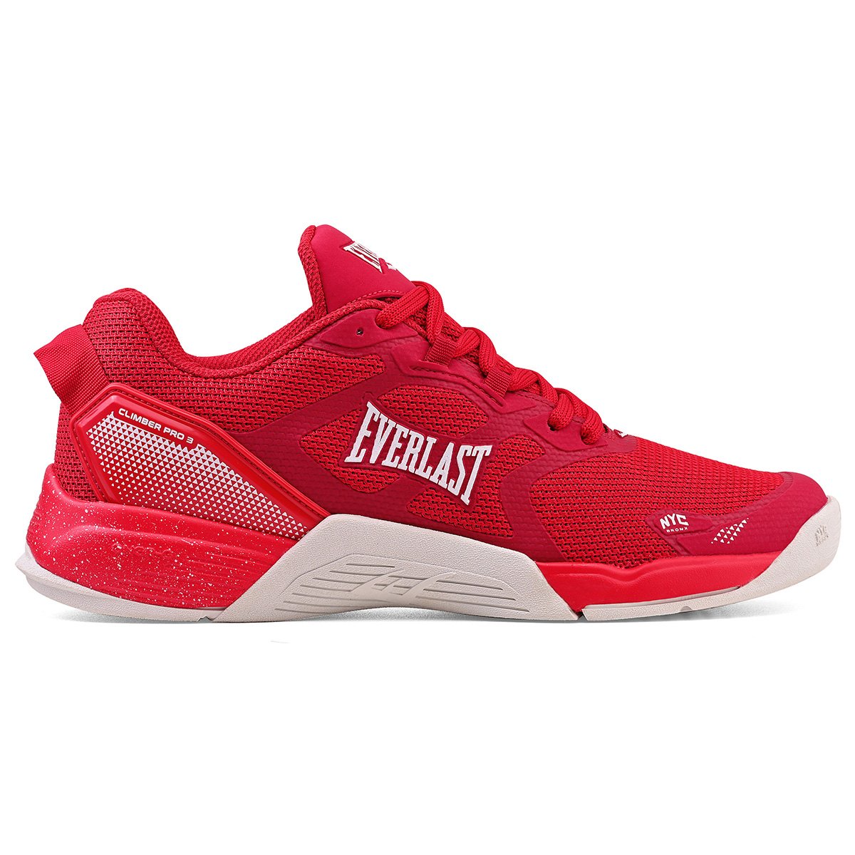 TÊNIS EVERLAST CLIMBER PRO 3 UNISSEX VERMELHO/BRANCO