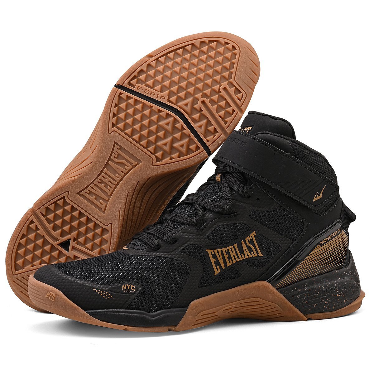 TÊNIS EVERLAST MONSTER 4 UNISSEX Preto/Marrom 6