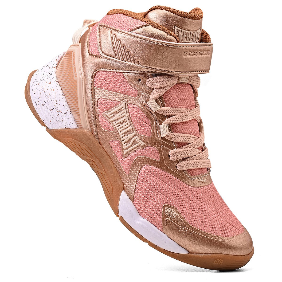 TÊNIS EVERLAST MONSTER 4 FEMININO Rosa/Dourado 4