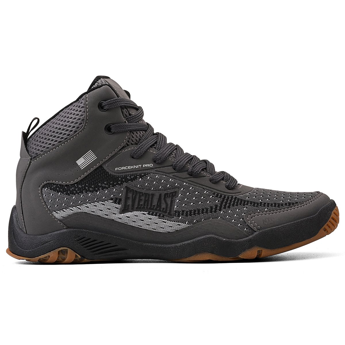 TÊNIS EVERLAST FORCEKNIT PRO MASC CINZA/PRETO