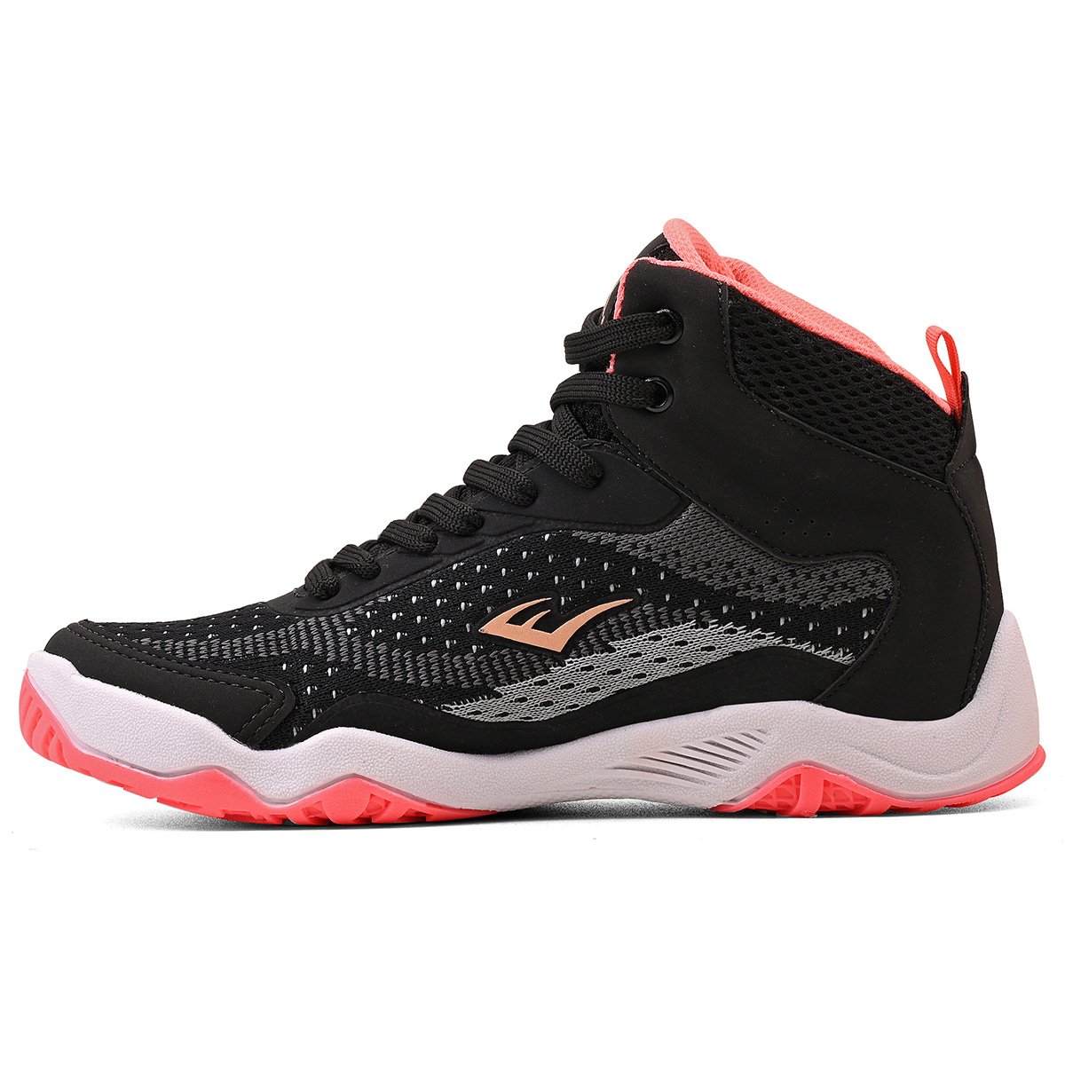 TÊNIS EVERLAST FORCEKNIT PRO FEMININO PRETO/ROSA Preto/Rosa 2