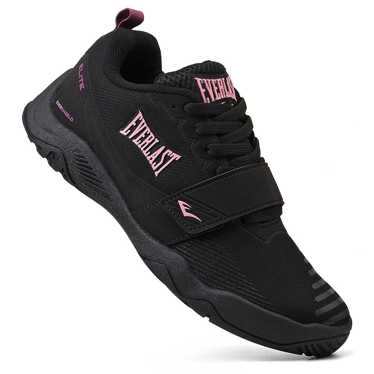 TÊNIS EVERLAST ELITE FEMININO PRETO/ROXO Preto/Rosa 4