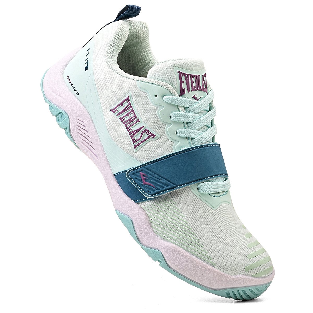 TÊNIS EVERLAST ELITE FEMININO VERDE/ROSA Verde/Roxo 3