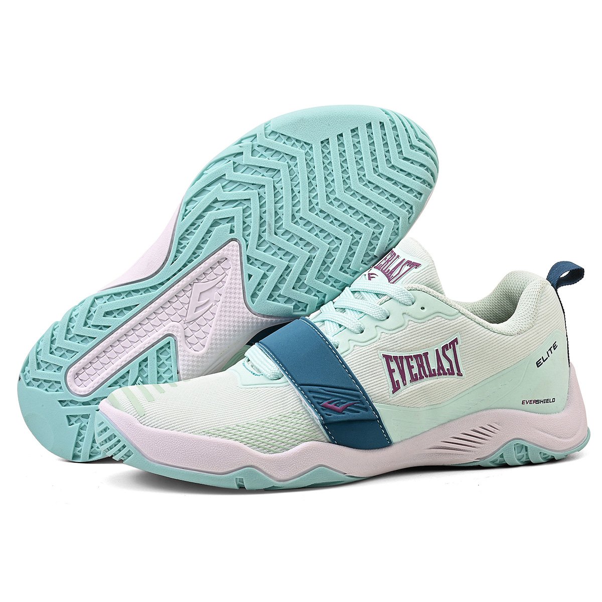 TÊNIS EVERLAST ELITE FEMININO VERDE/ROSA Verde/Roxo 5