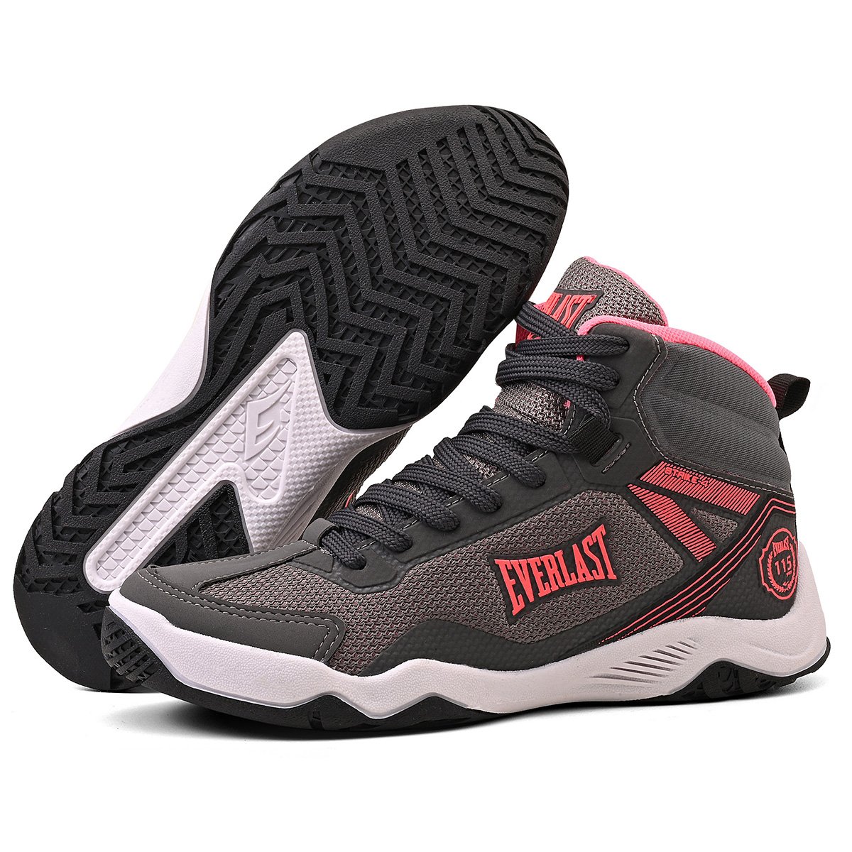 TÊNIS EVERLAST STRIKE 4 FEMININO CINZA/ROSA Cinza/Rosa 5