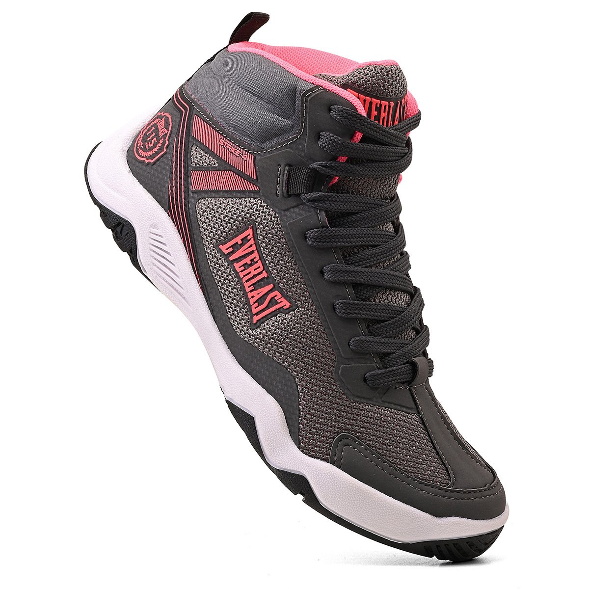 TÊNIS EVERLAST STRIKE 4 FEMININO CINZA/ROSA Cinza/Rosa 4