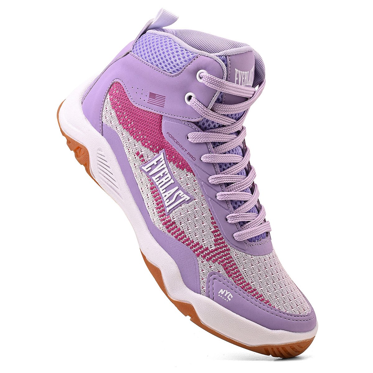 TÊNIS EVERLAST FORCEKNIT PRO FEMININO Lilás/Rosa 4