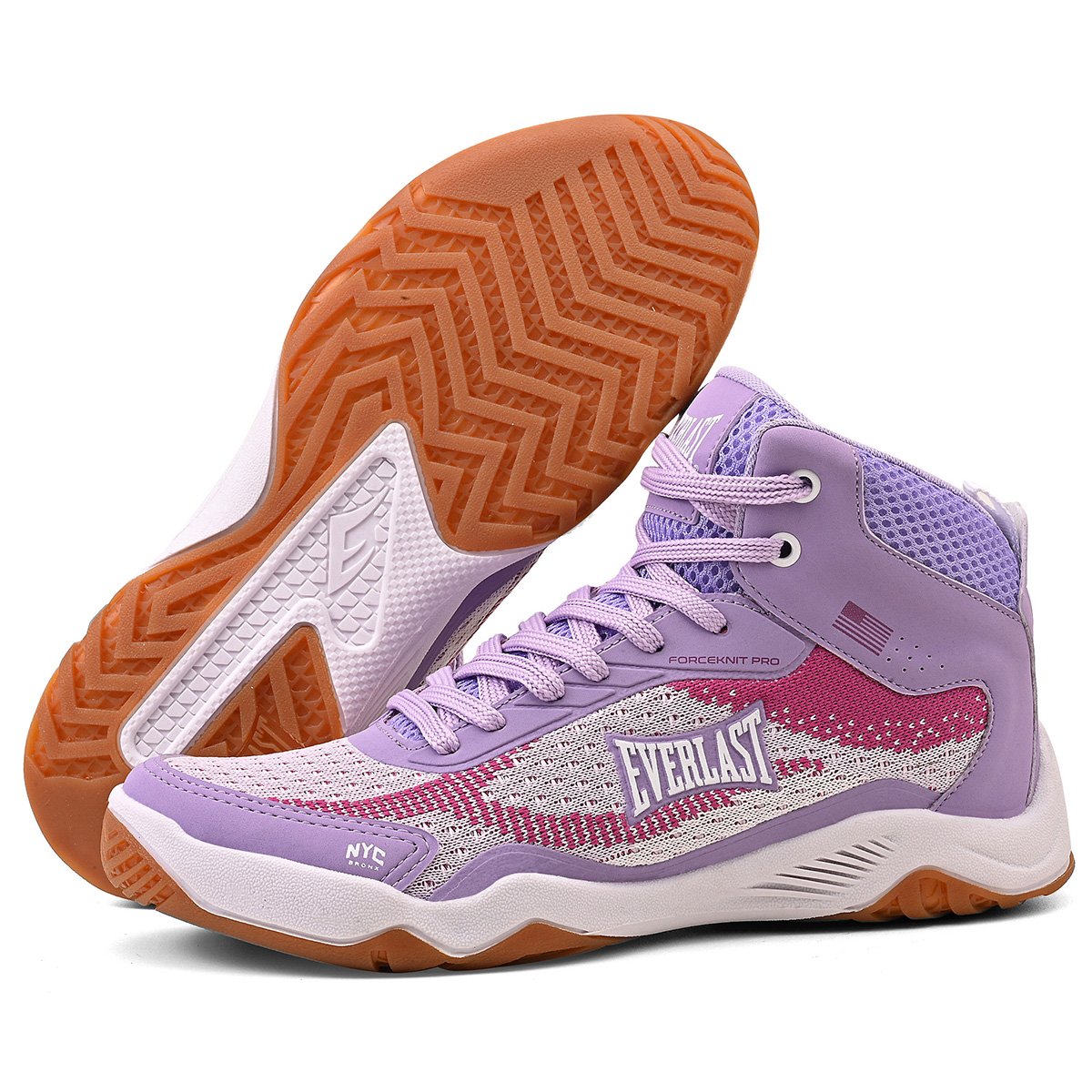 TÊNIS EVERLAST FORCEKNIT PRO FEMININO Lilás/Rosa 6