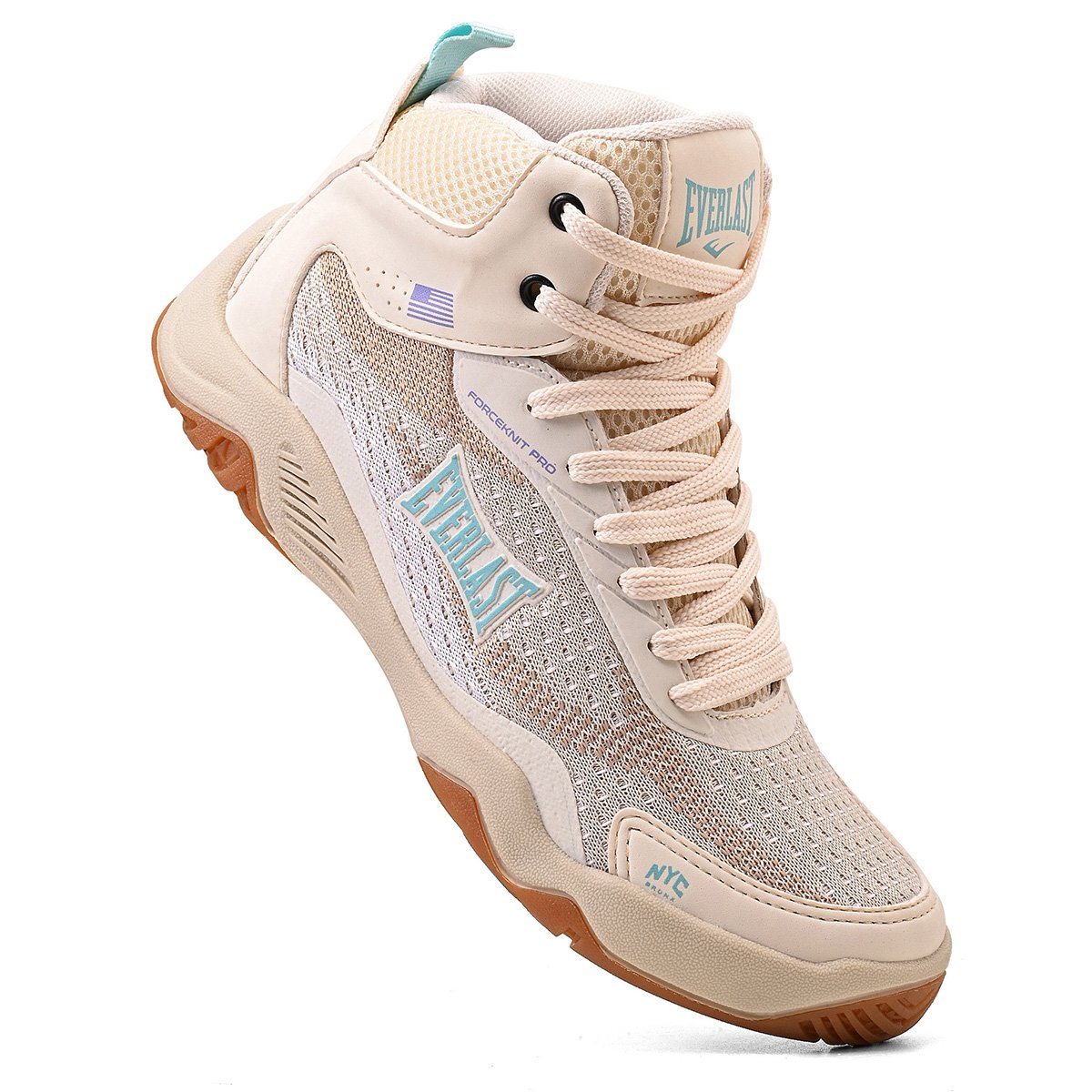 TÊNIS EVERLAST FORCEKNIT PRO FEMININO Bege 4